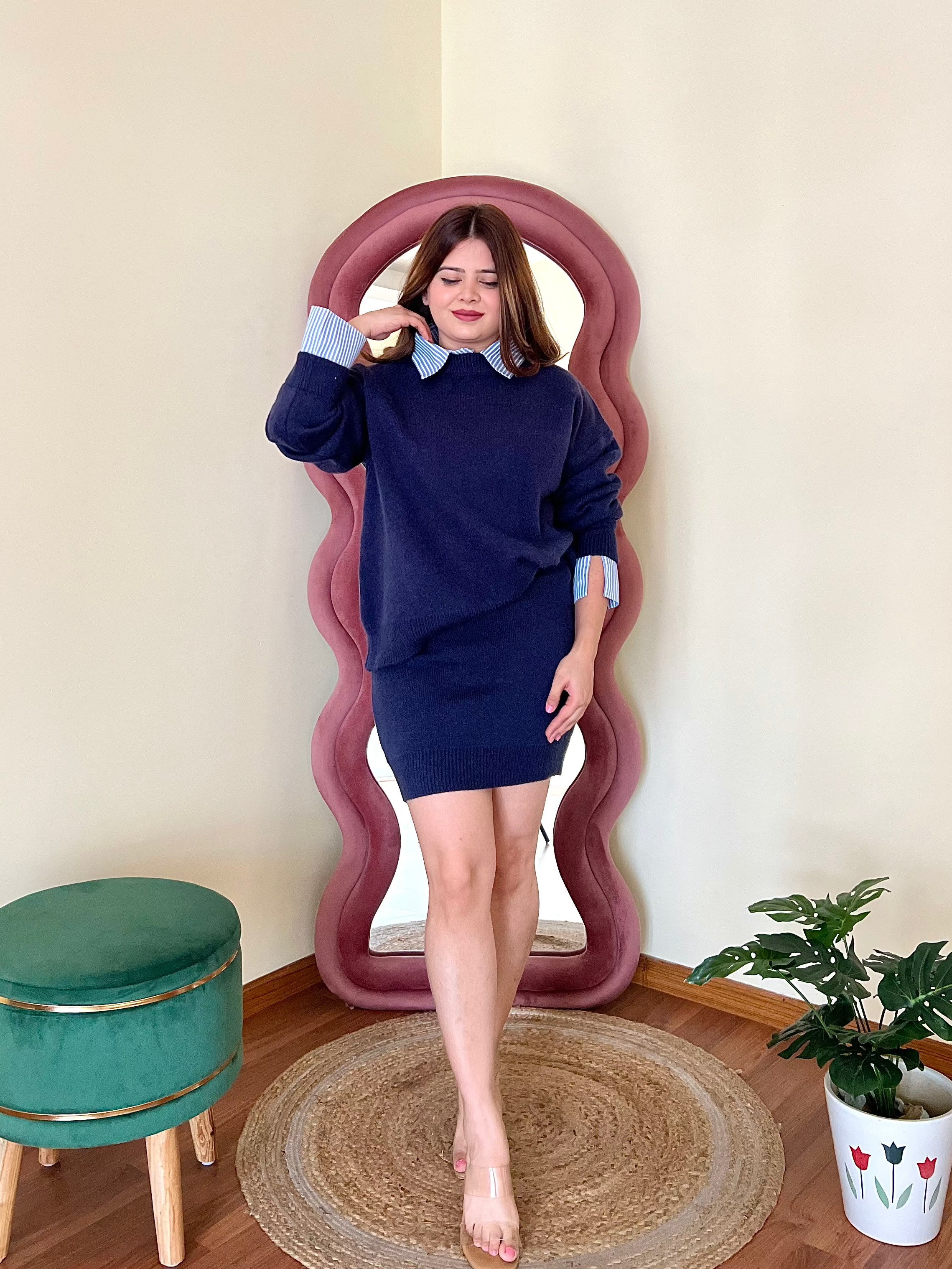 LOTTIE KNITTED SKIRT SET