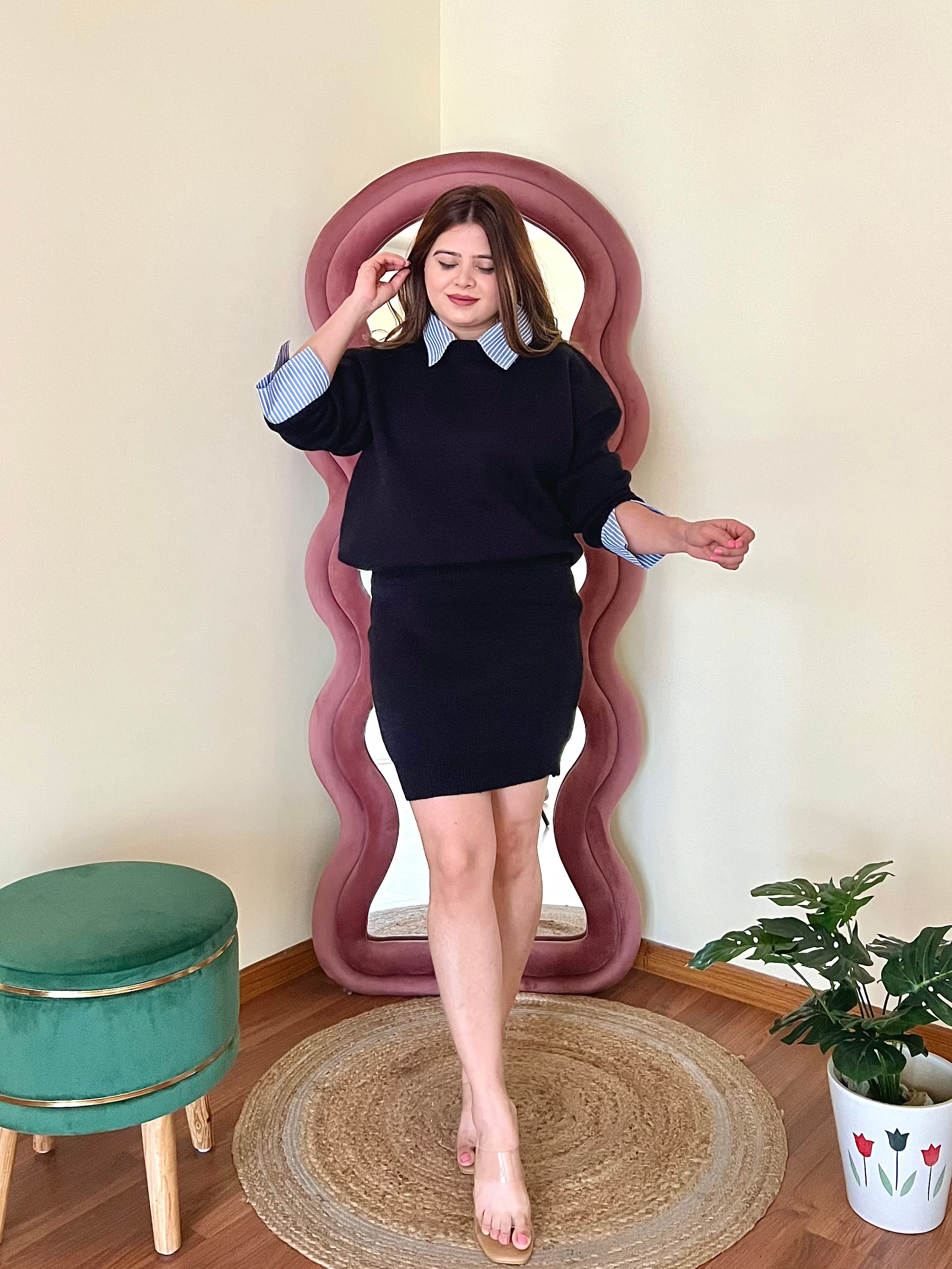 LOTTIE KNITTED SKIRT SET