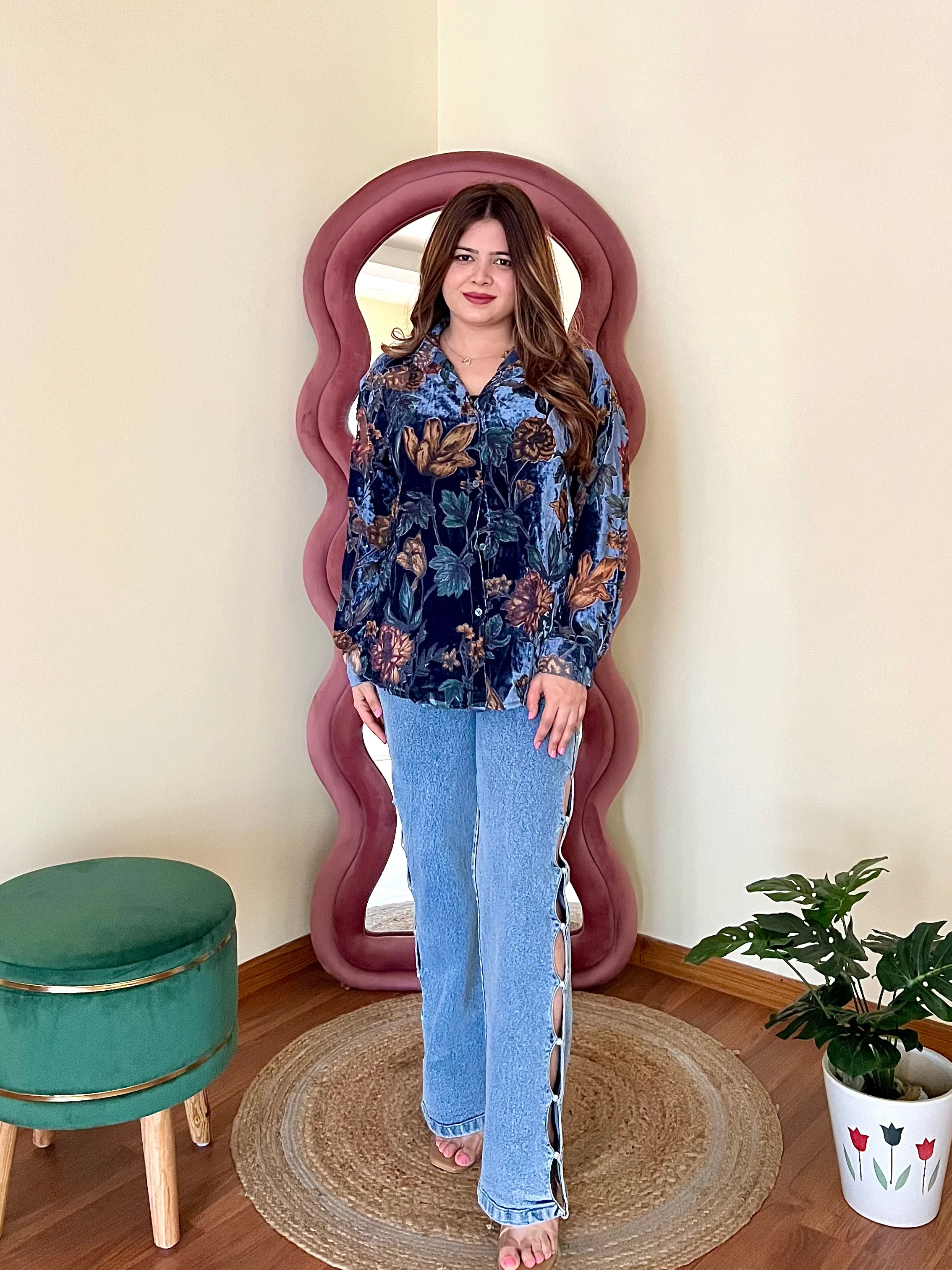 JASMINE VELVET SHIRT