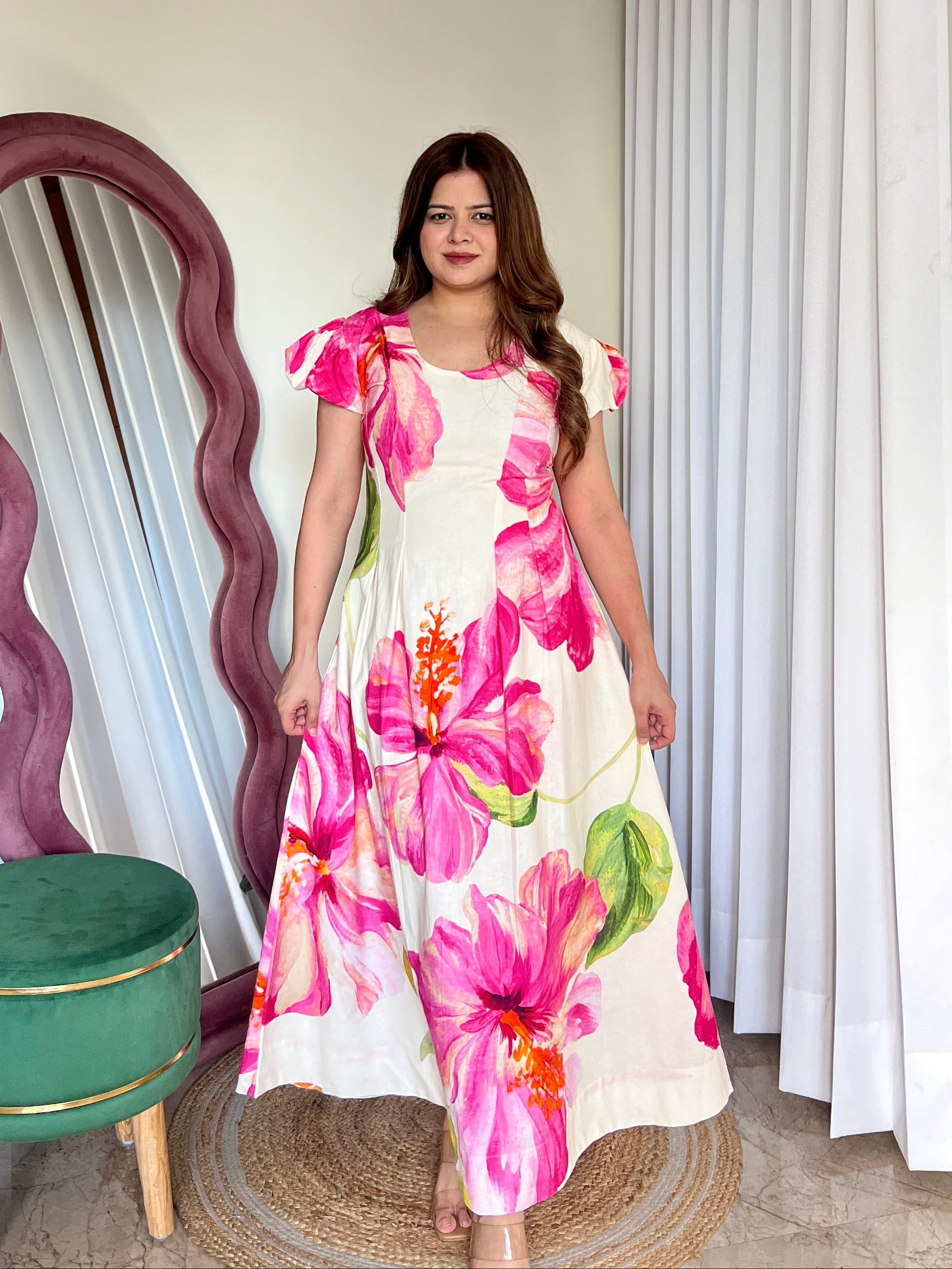 CAMELIA FLORAL DRESS