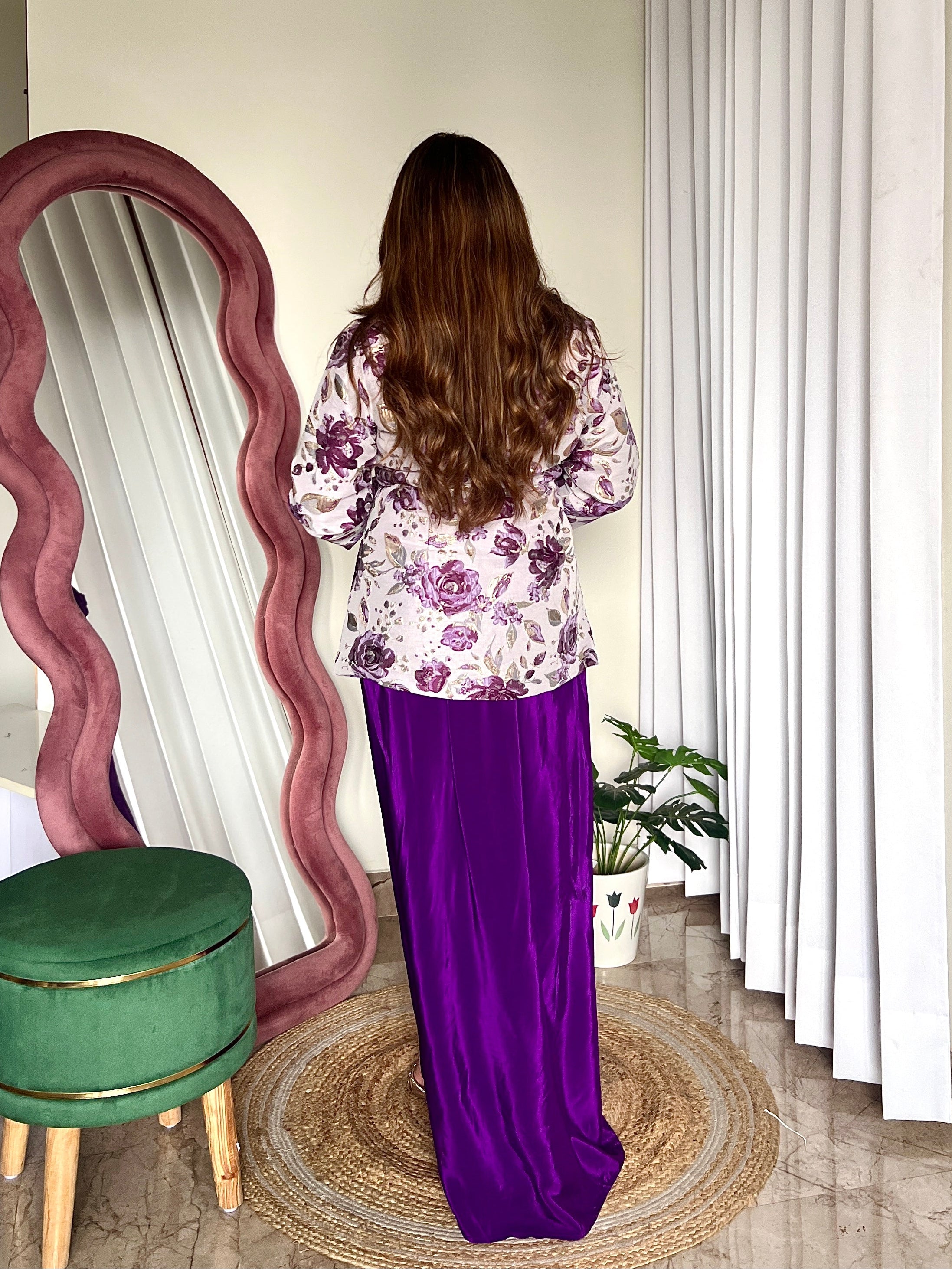 TASHA DRAPED SKIRT SET