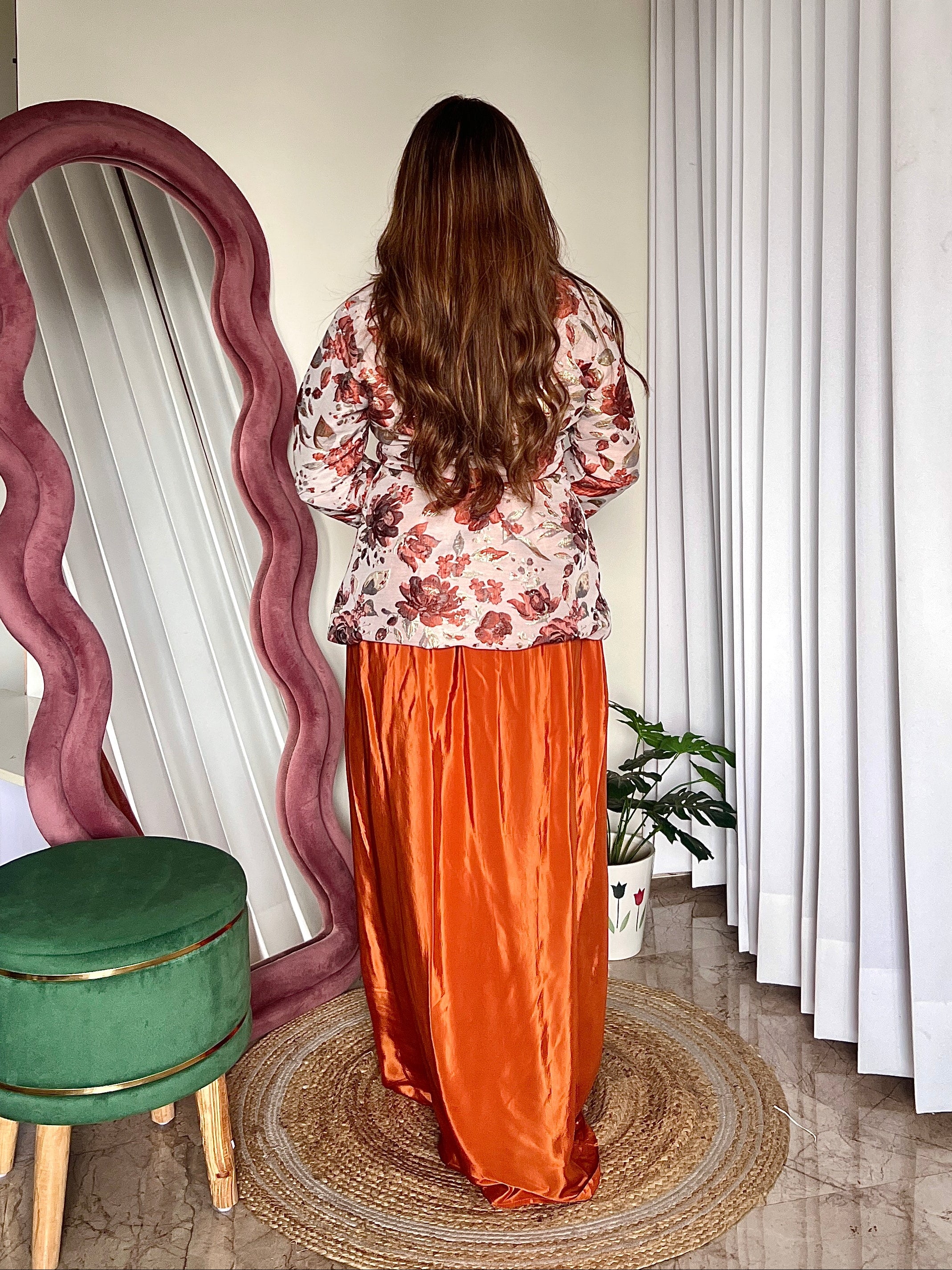 TASHA DRAPED SKIRT SET