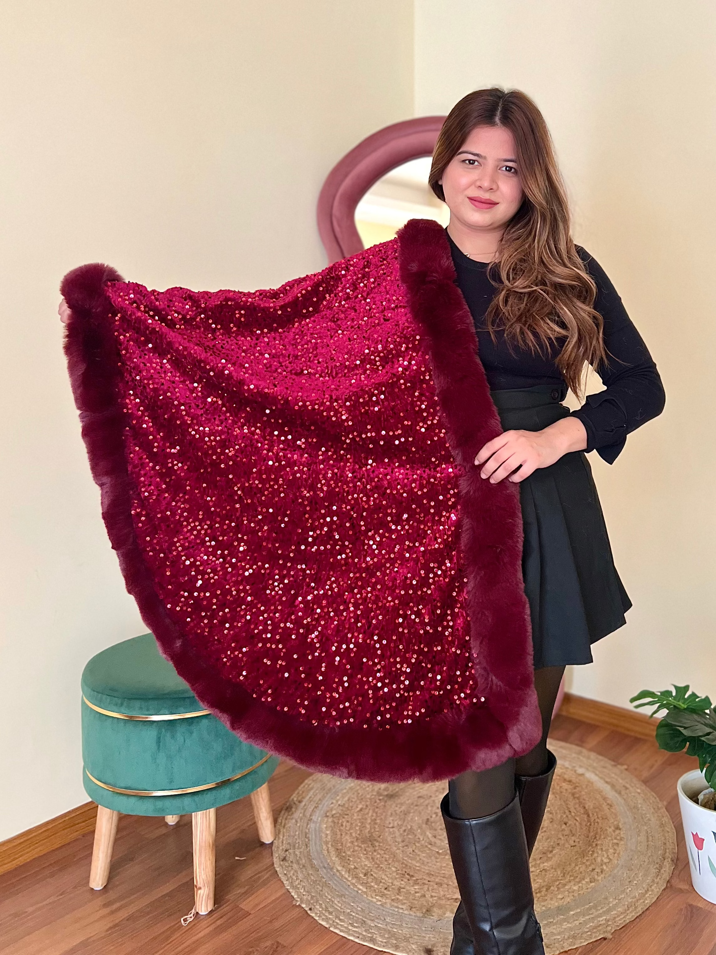 NOOR GLITTER SHAWL