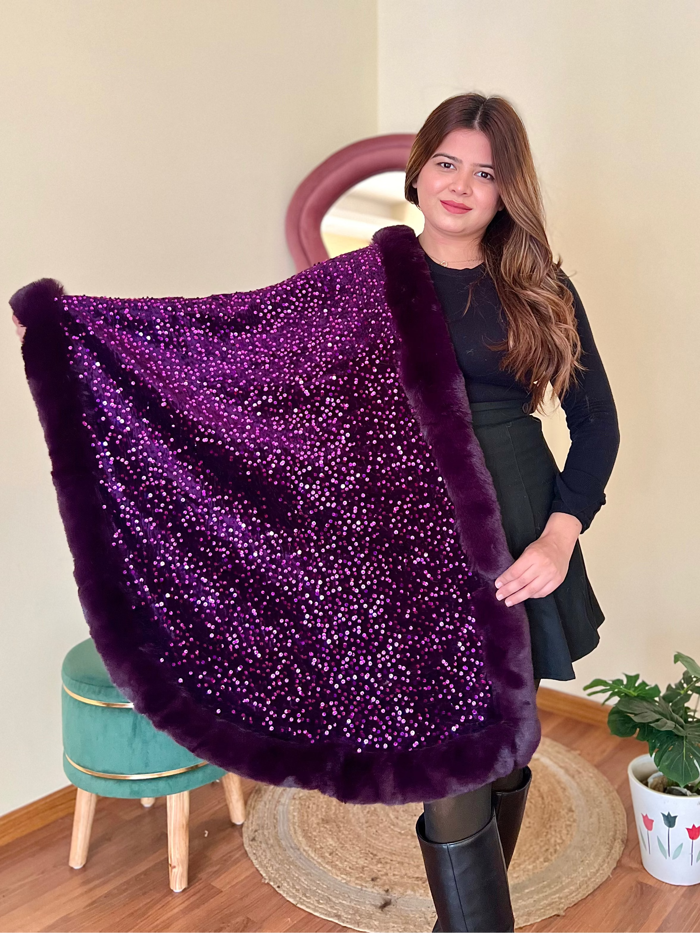 NOOR GLITTER SHAWL