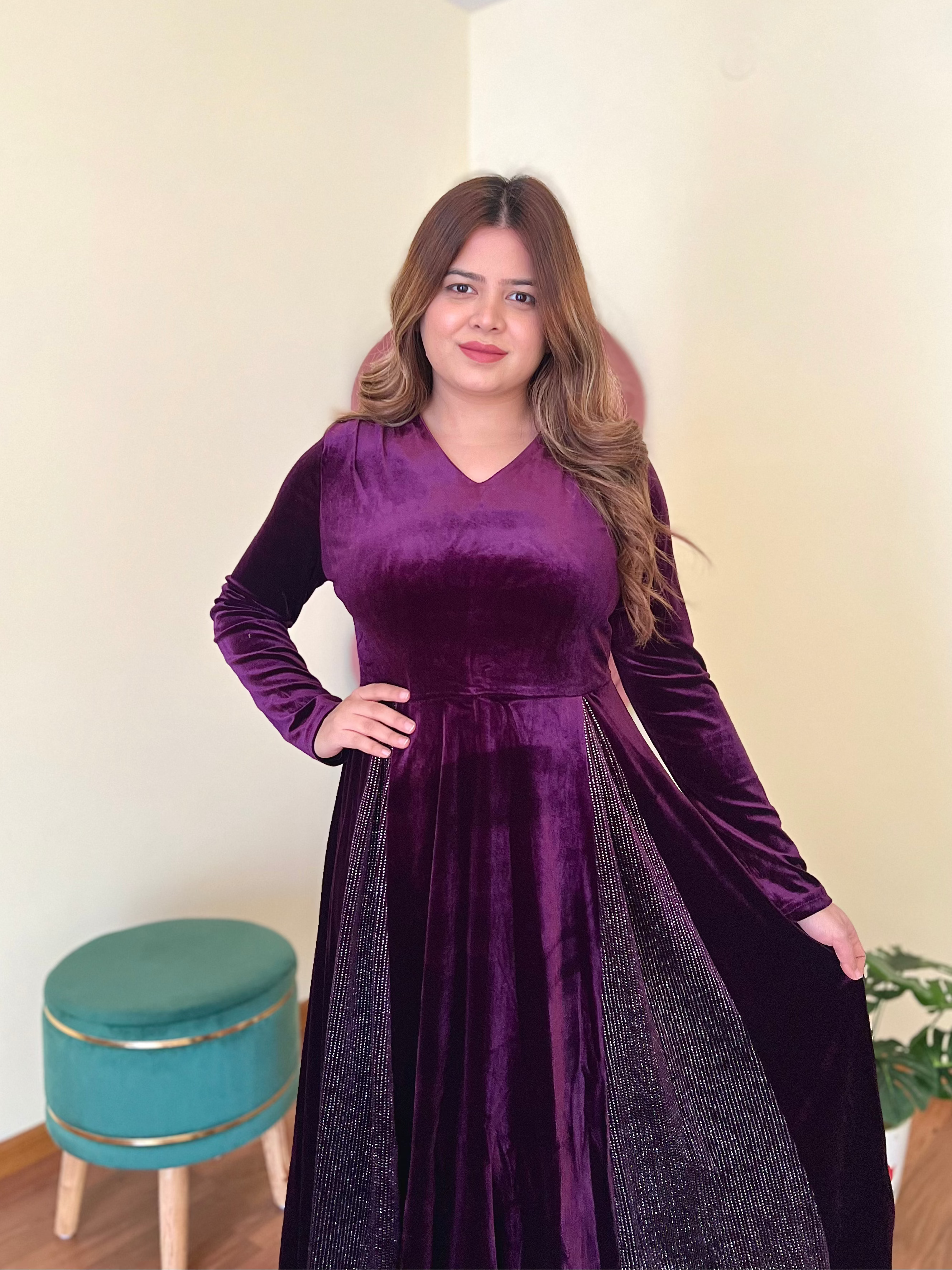 NEXA VELVET DRESS