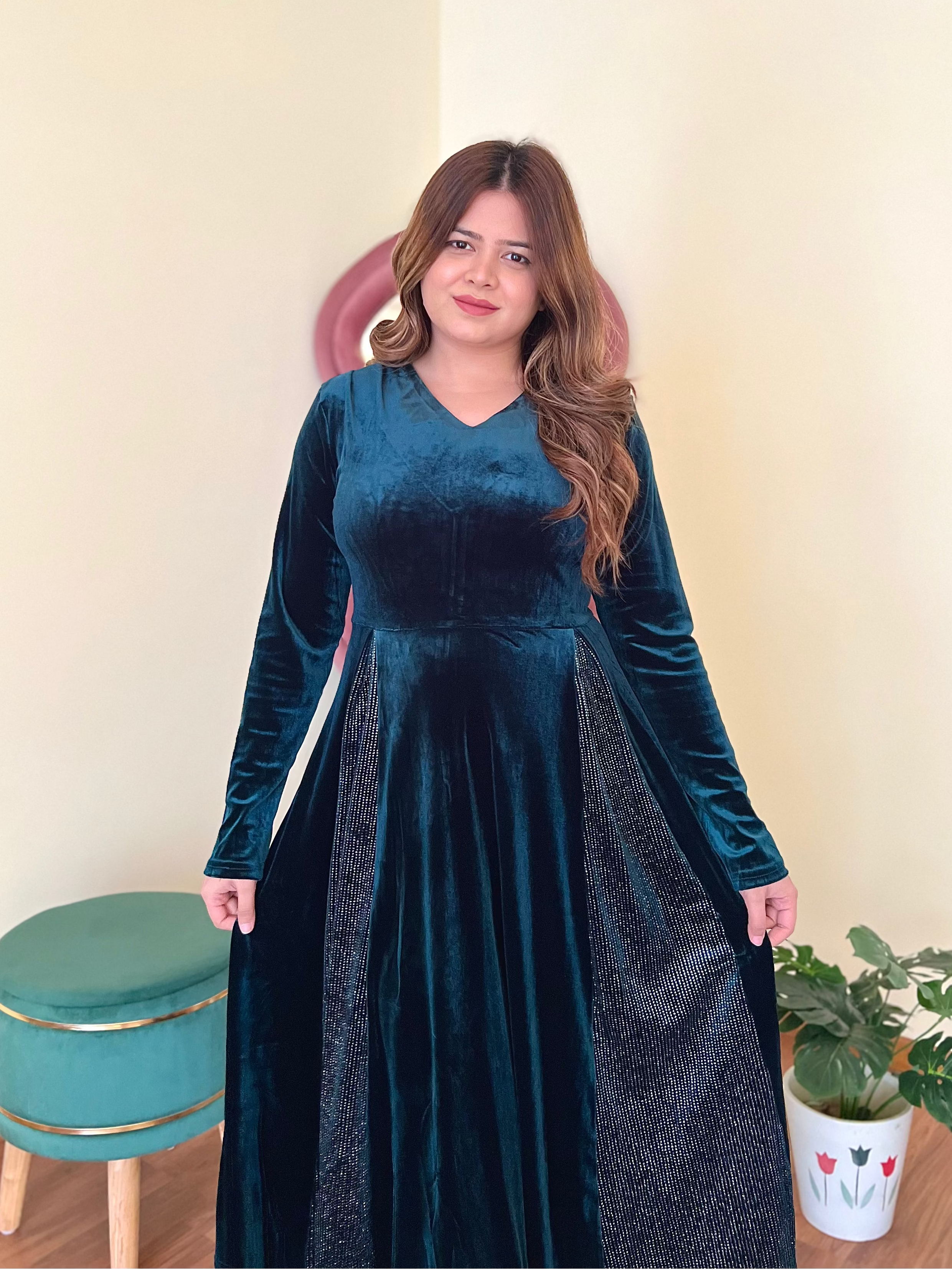 NEXA VELVET DRESS