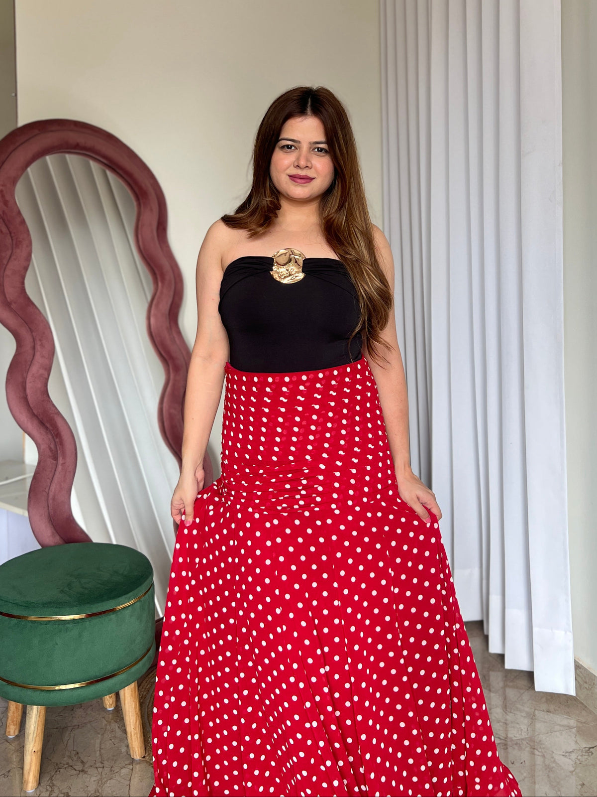 DOLLY POLKA DOT SKIRT