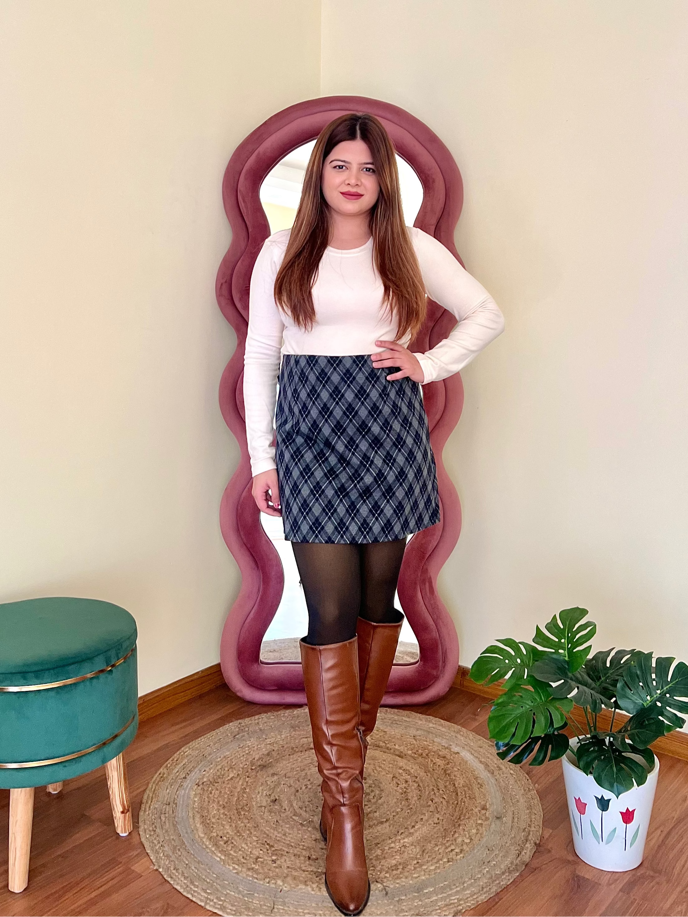 WILLY CHEQUERED SKIRT