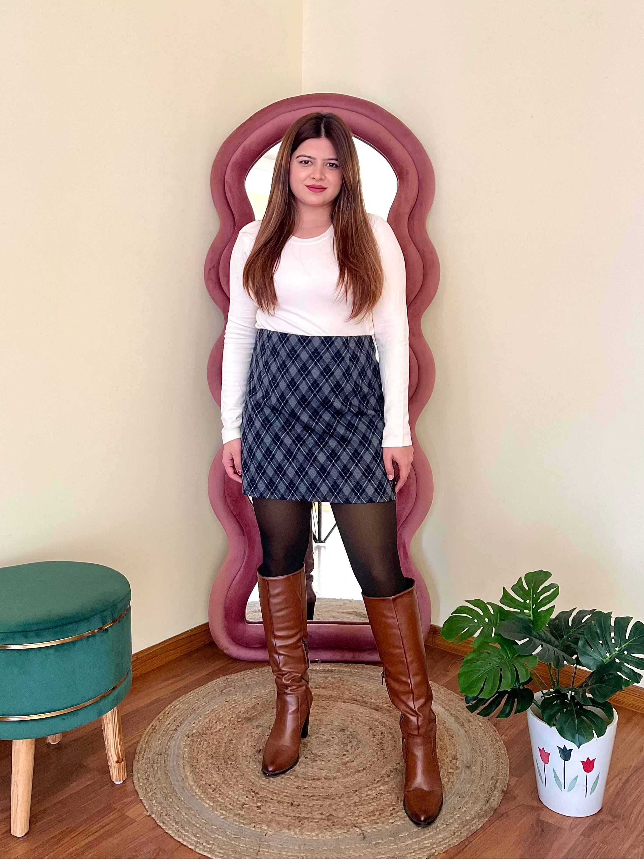WILLY CHEQUERED SKIRT