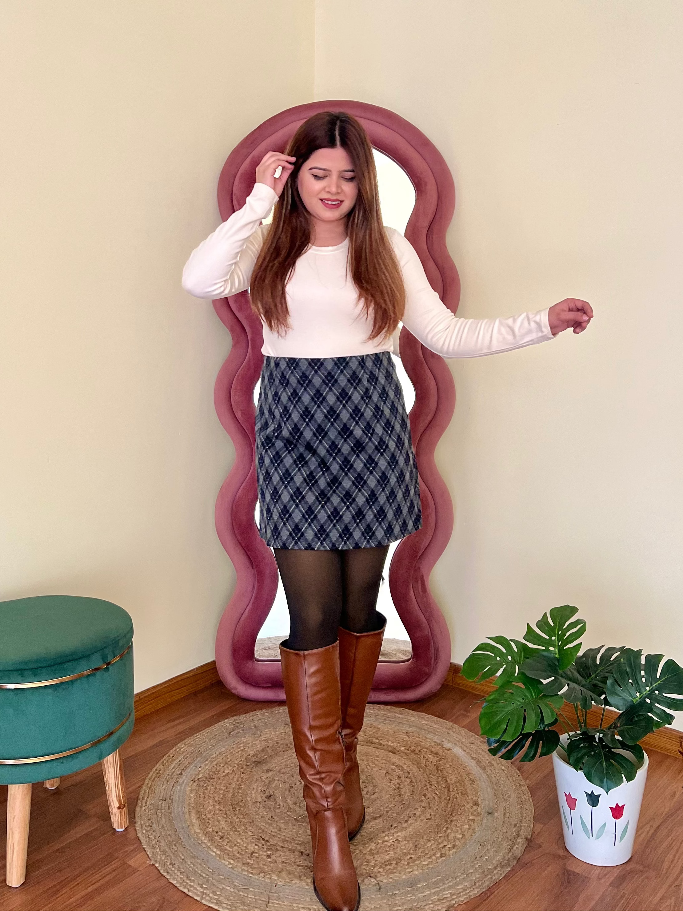 WILLY CHEQUERED SKIRT