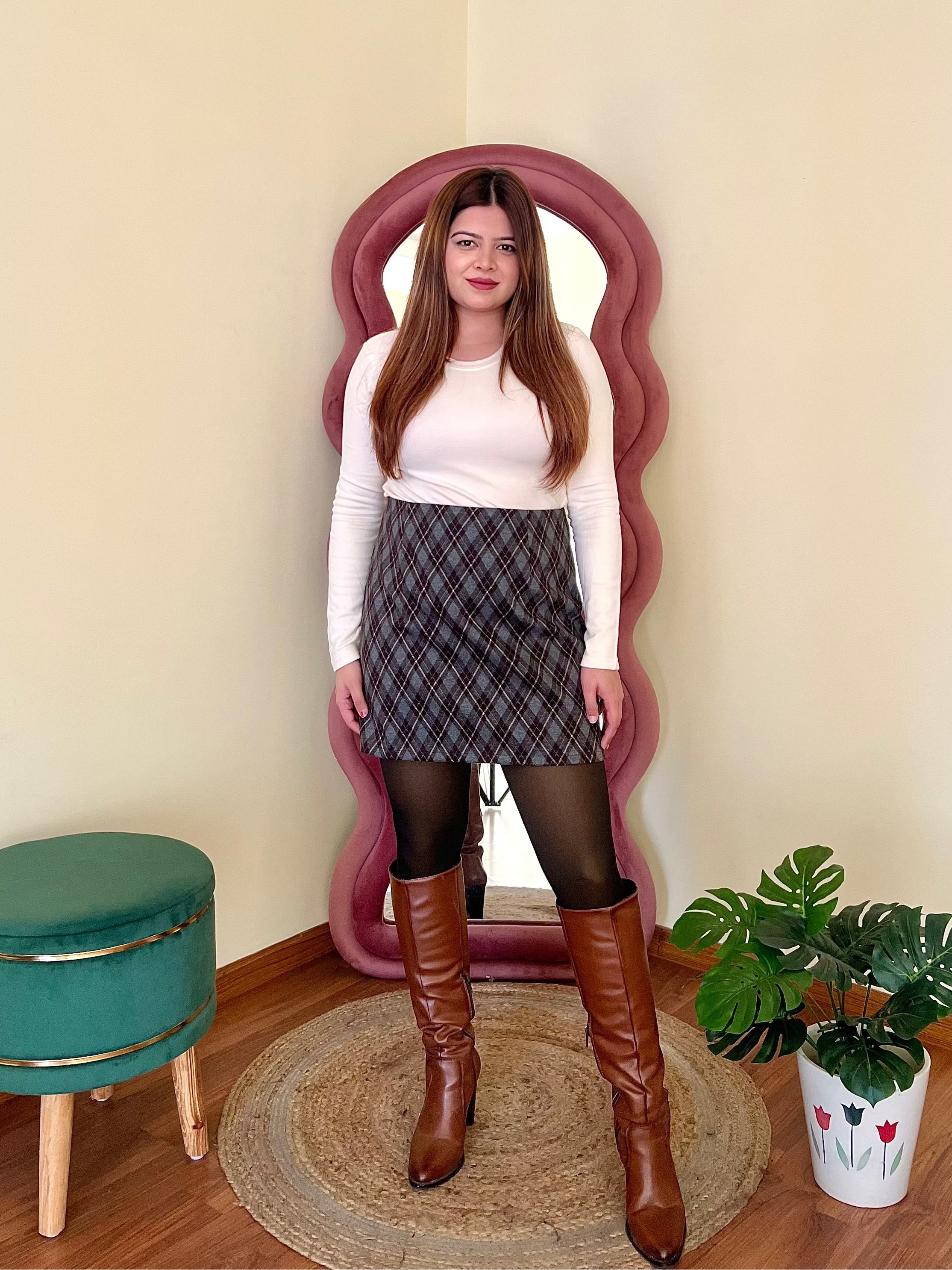WILLY CHEQUERED SKIRT