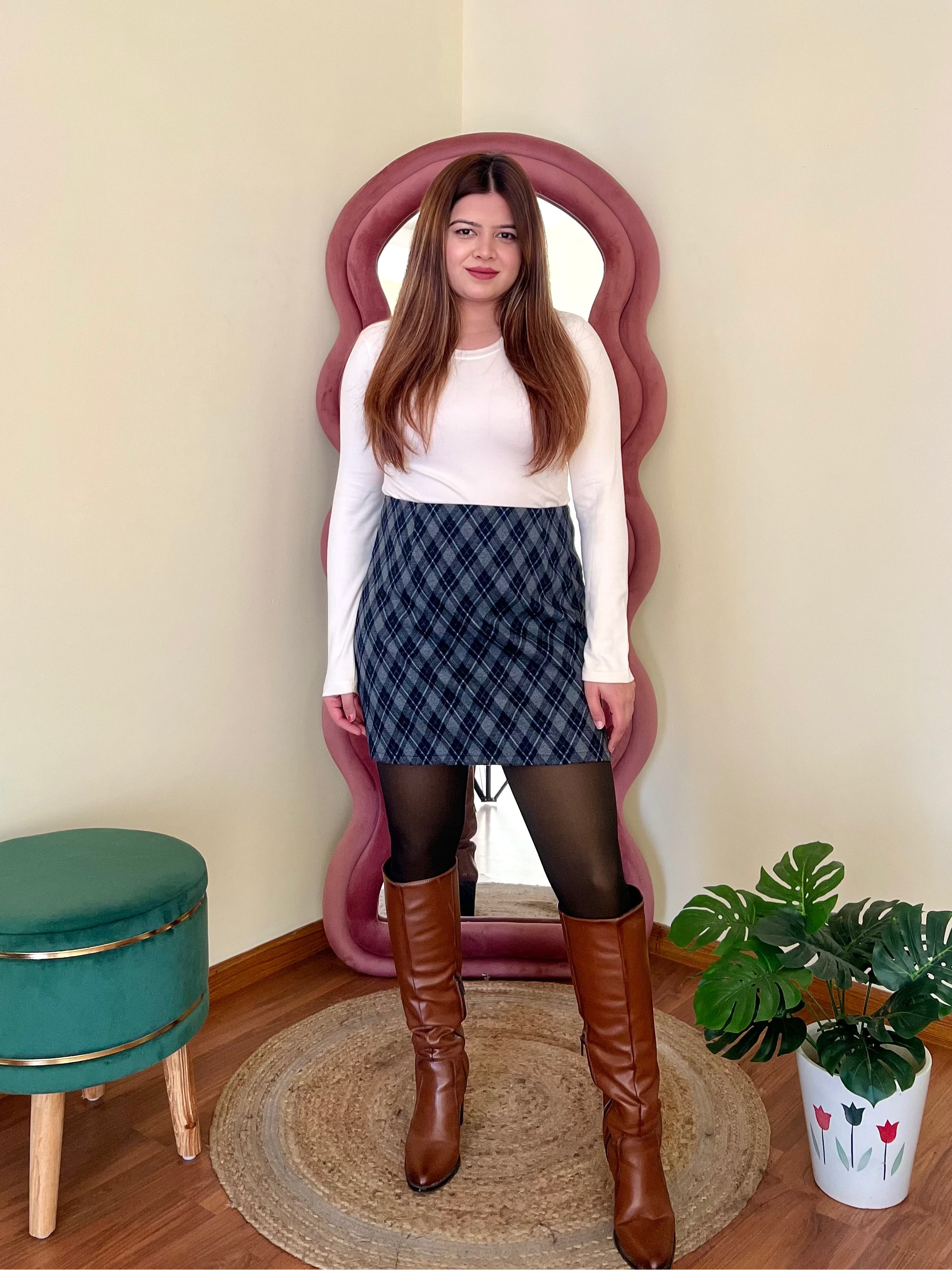 WILLY CHEQUERED SKIRT