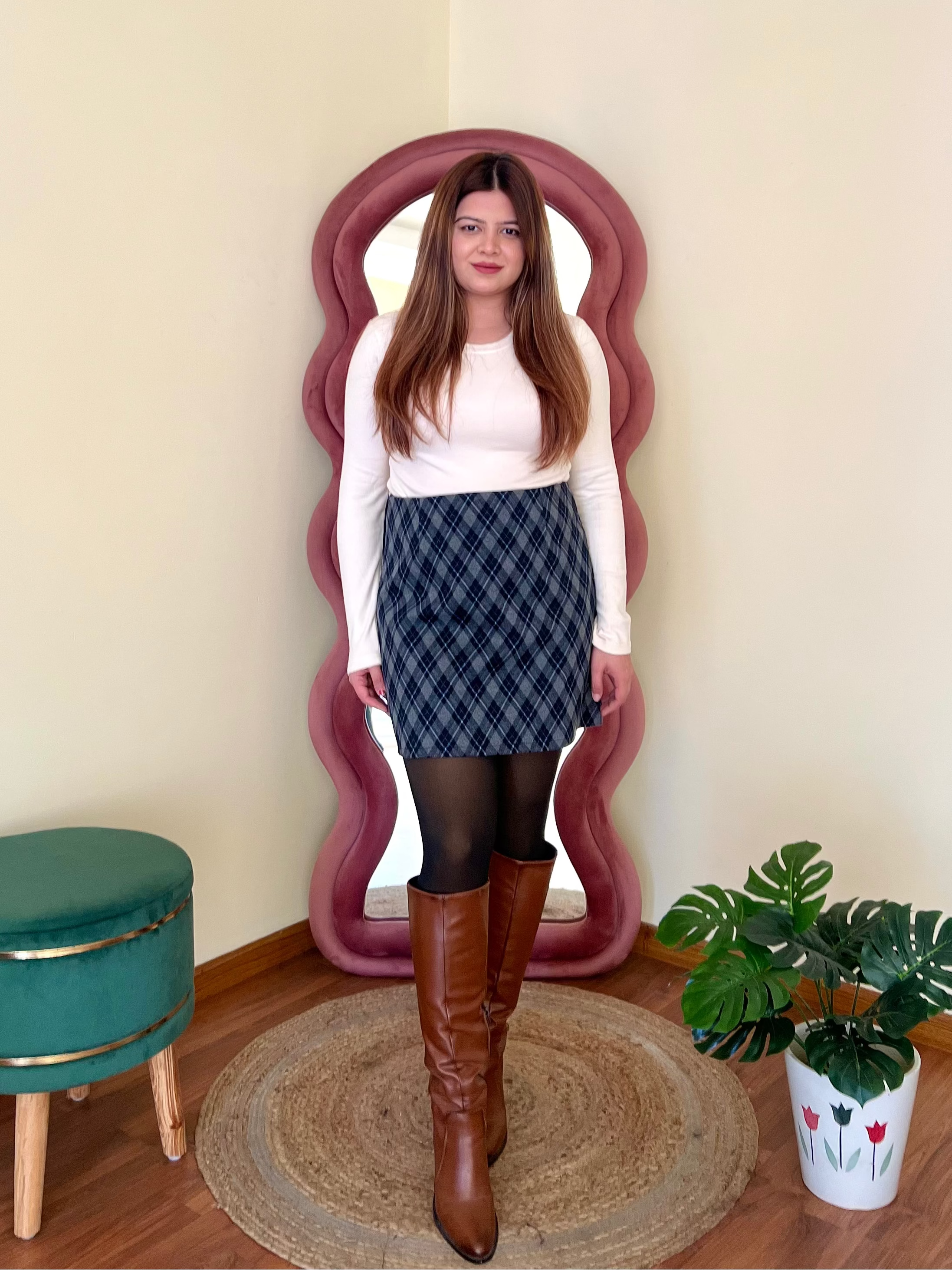WILLY CHEQUERED SKIRT