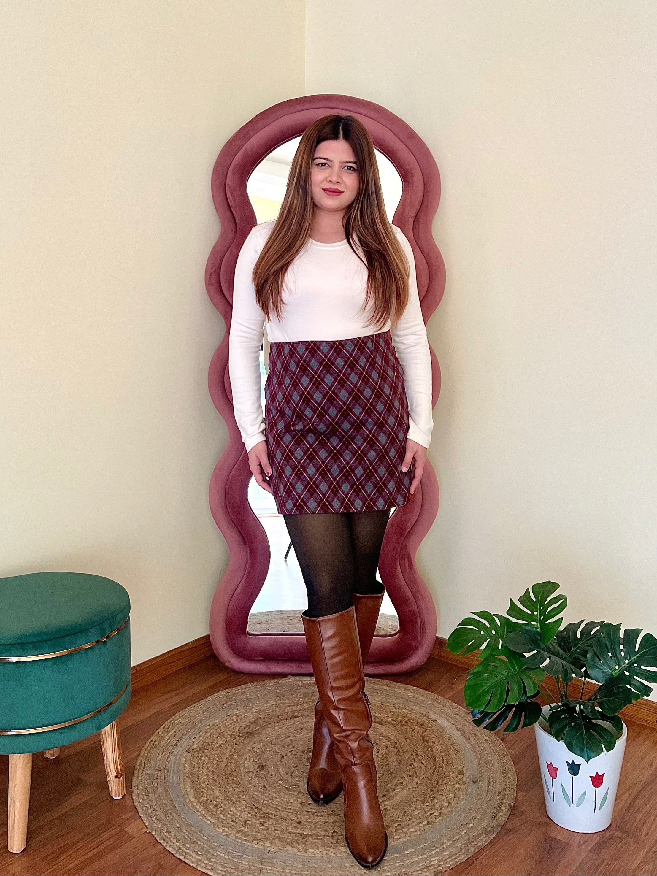 WILLY CHEQUERED SKIRT