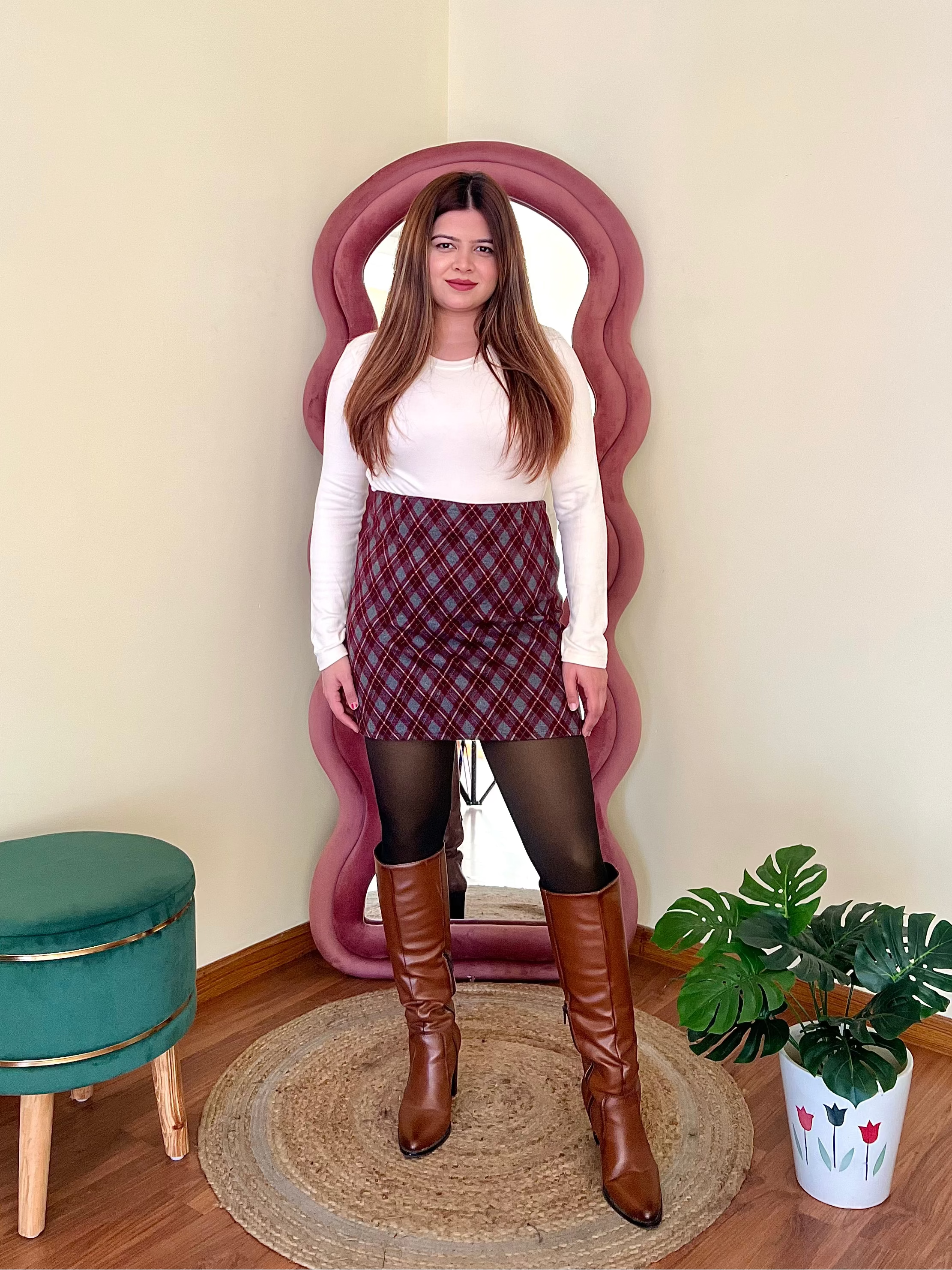 WILLY CHEQUERED SKIRT