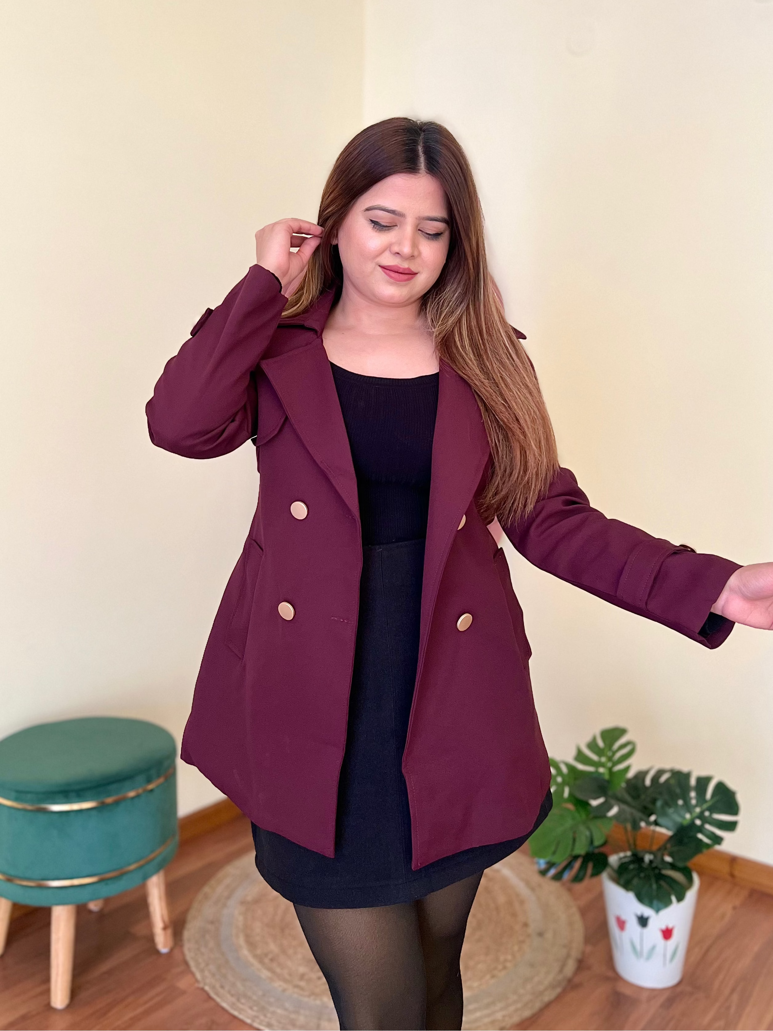 MIMI BELTED TRENCH COAT