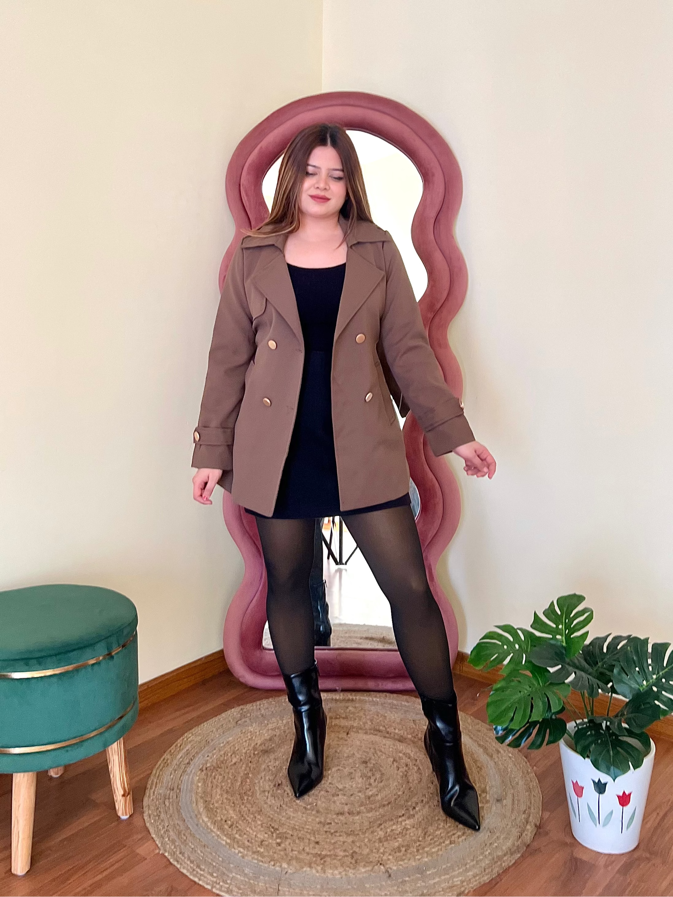 MIMI BELTED TRENCH COAT