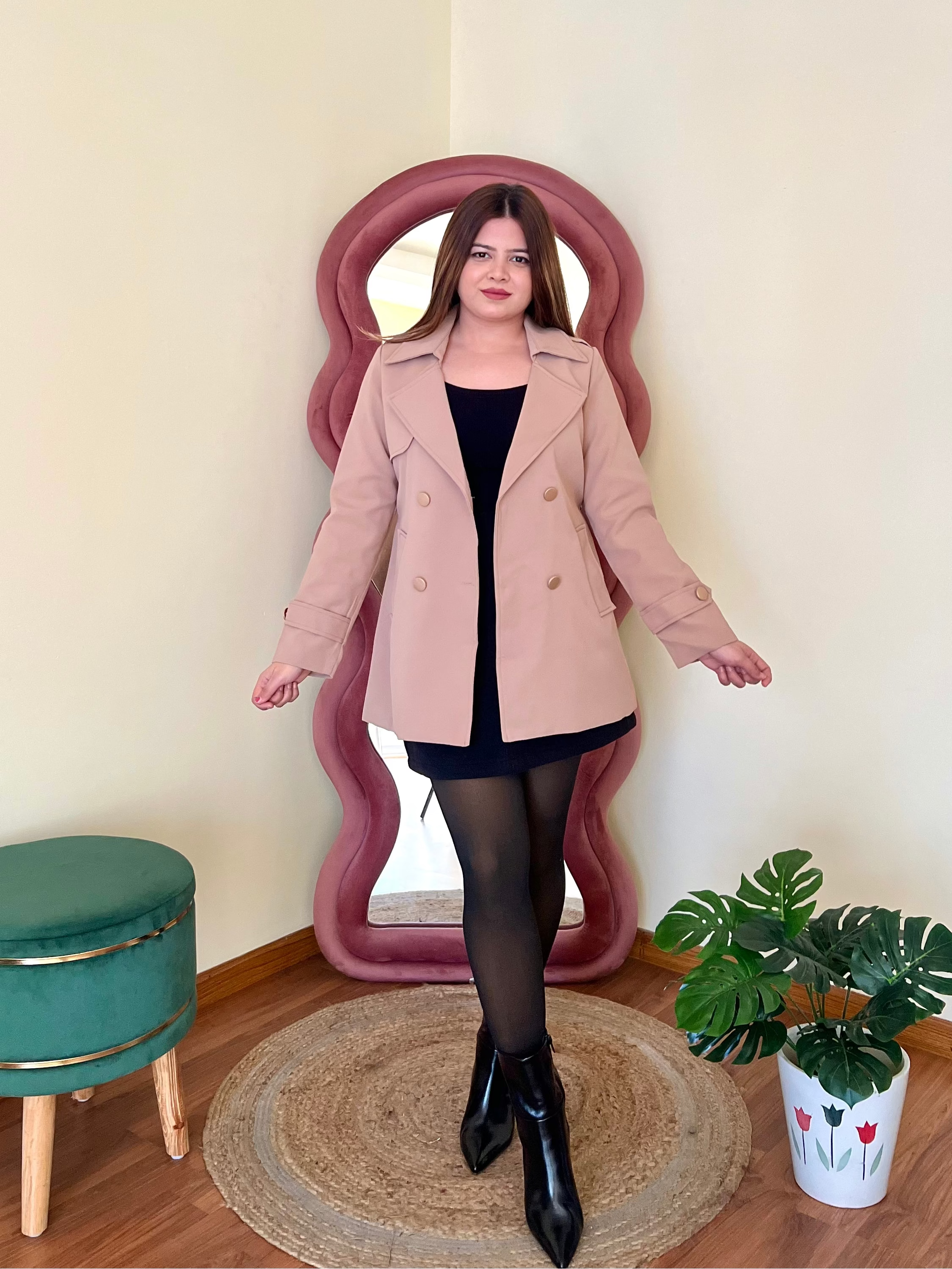 MIMI BELTED TRENCH COAT