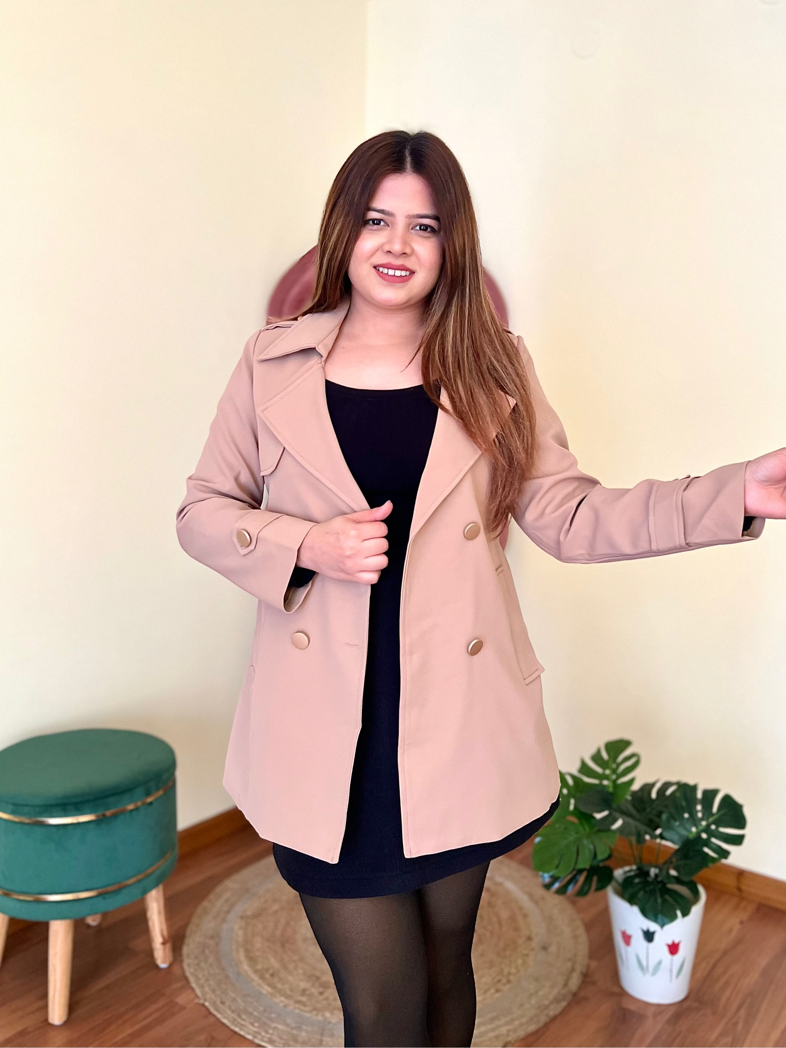 MIMI BELTED TRENCH COAT