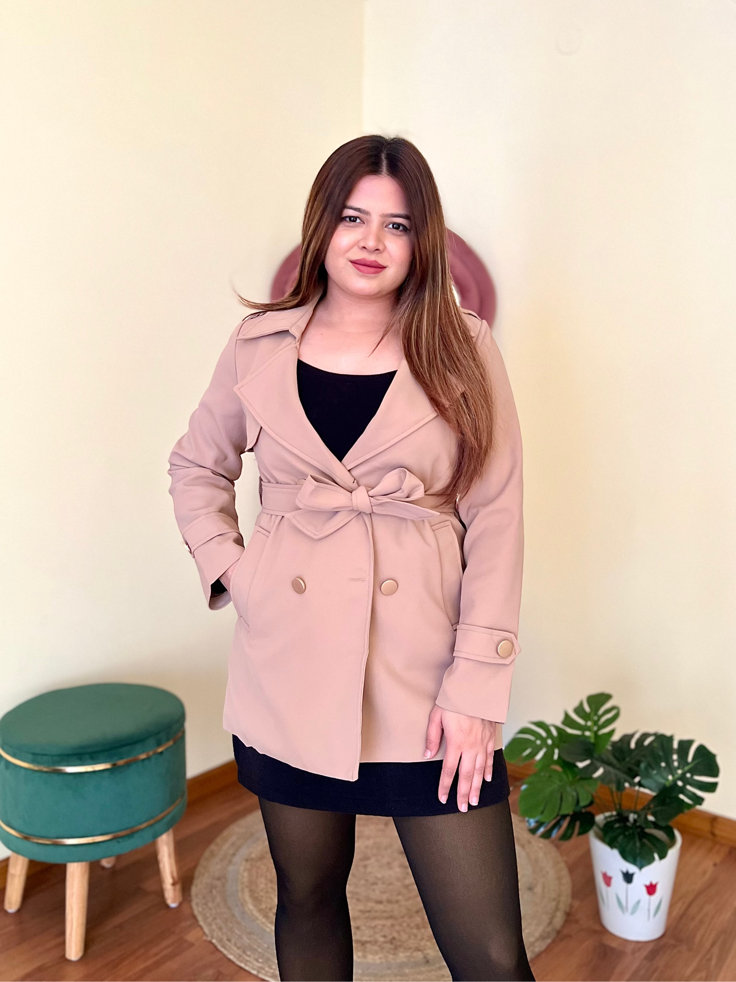 MIMI BELTED TRENCH COAT