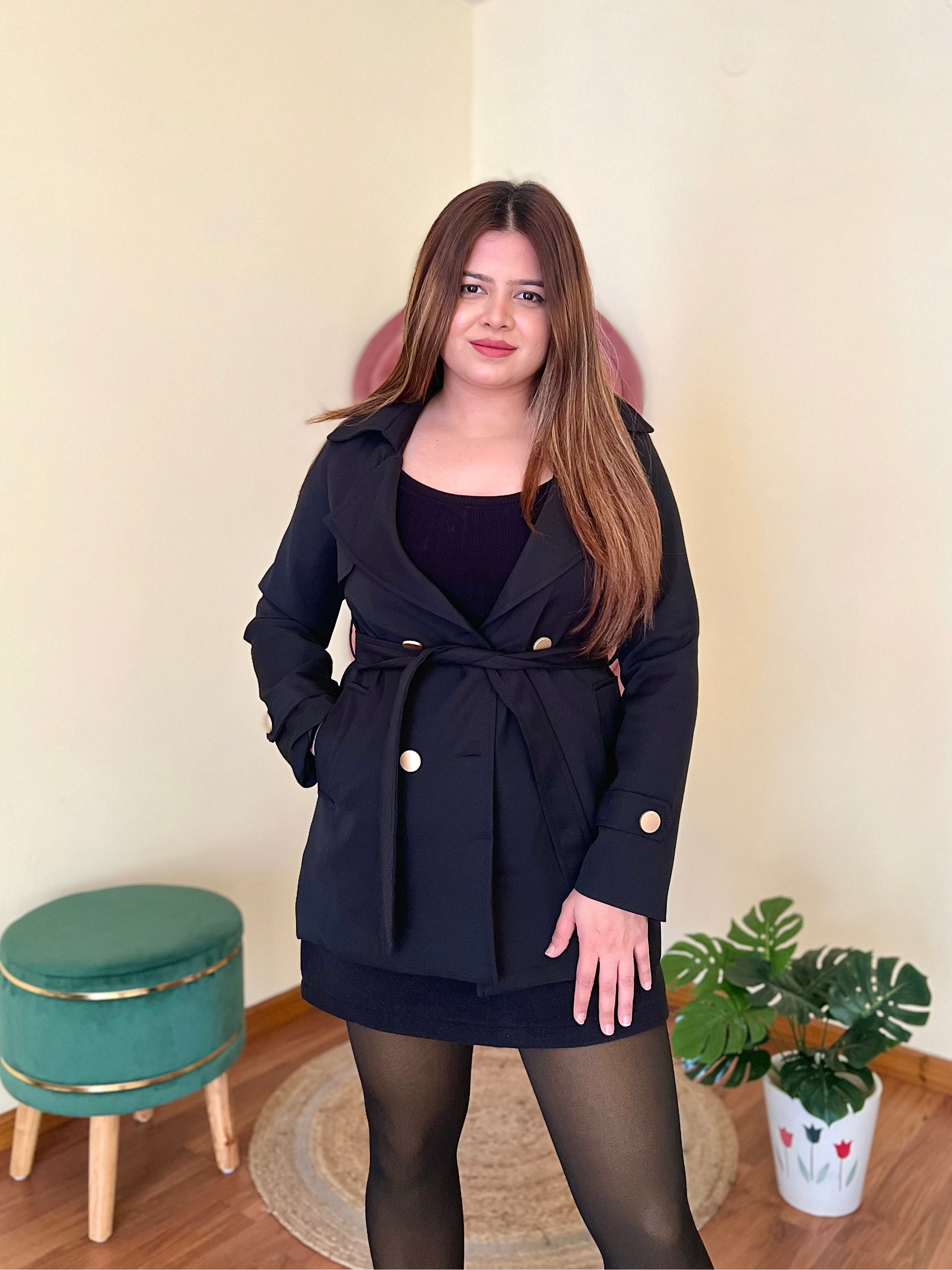 MIMI BELTED TRENCH COAT