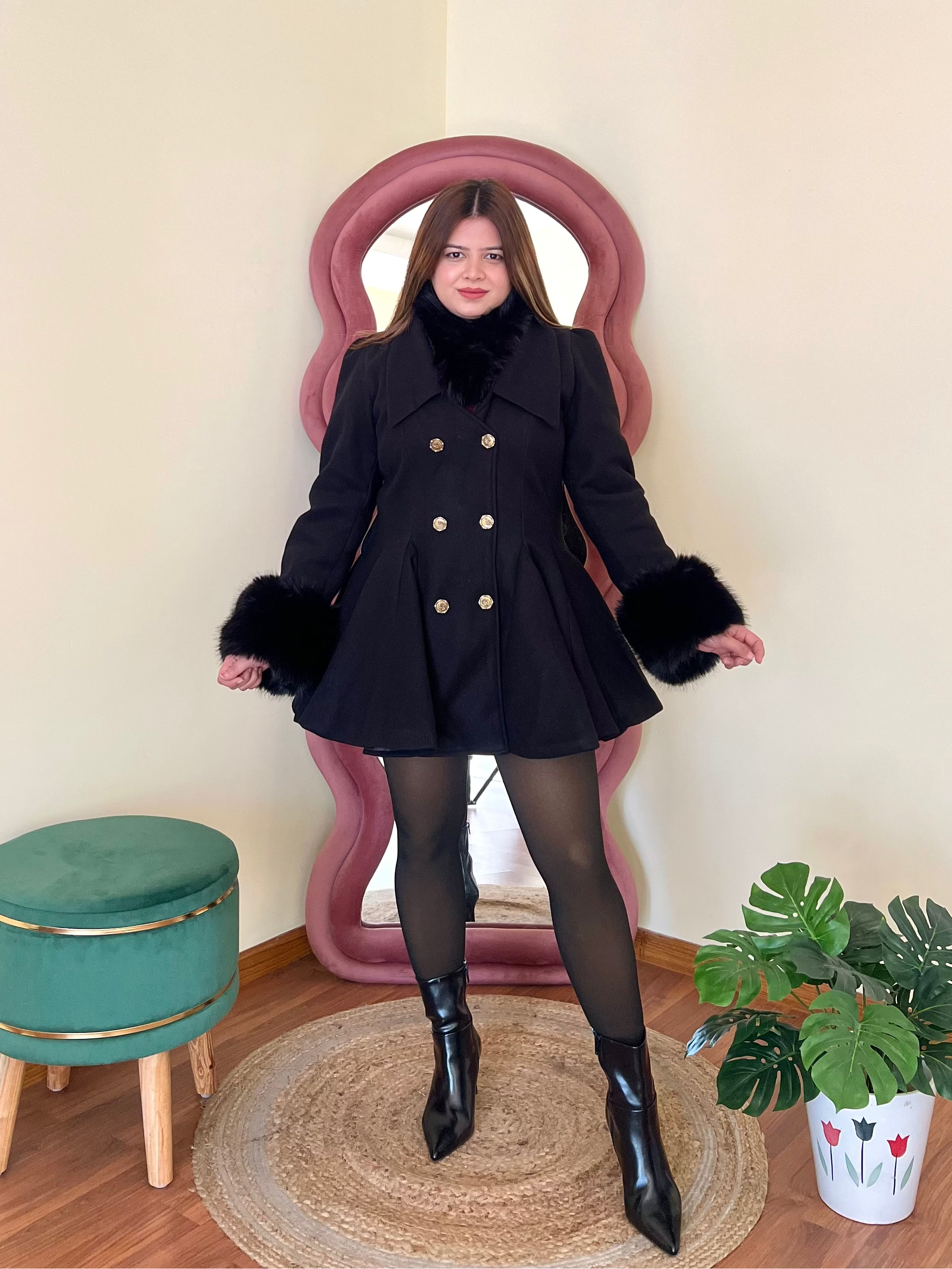 KARINA FUR C0AT
