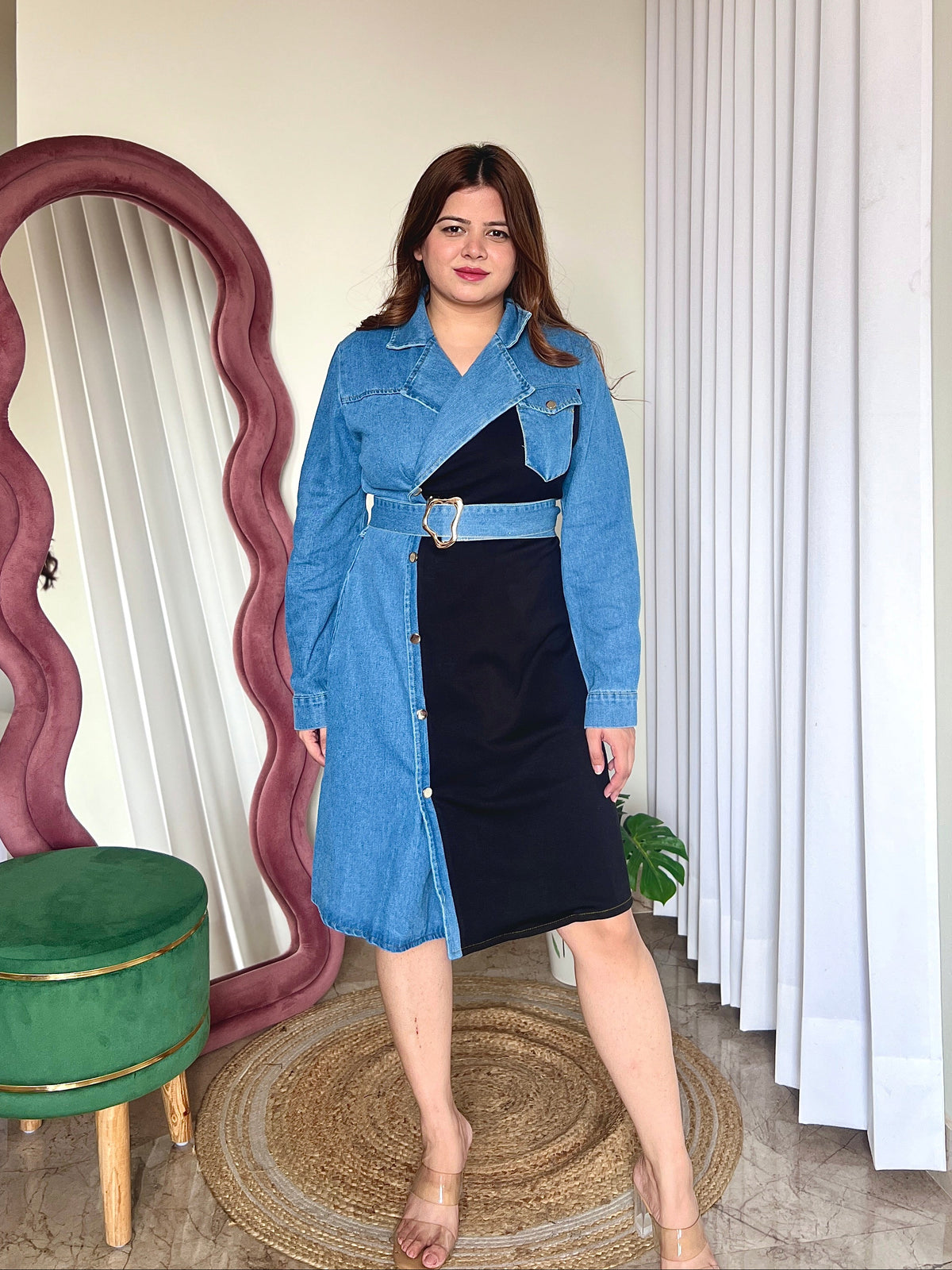 CARLOS DENIM DRESS