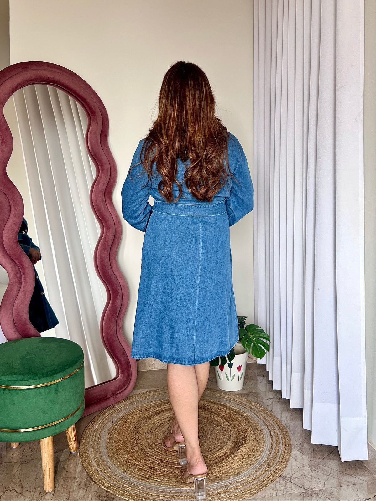 CARLOS DENIM DRESS