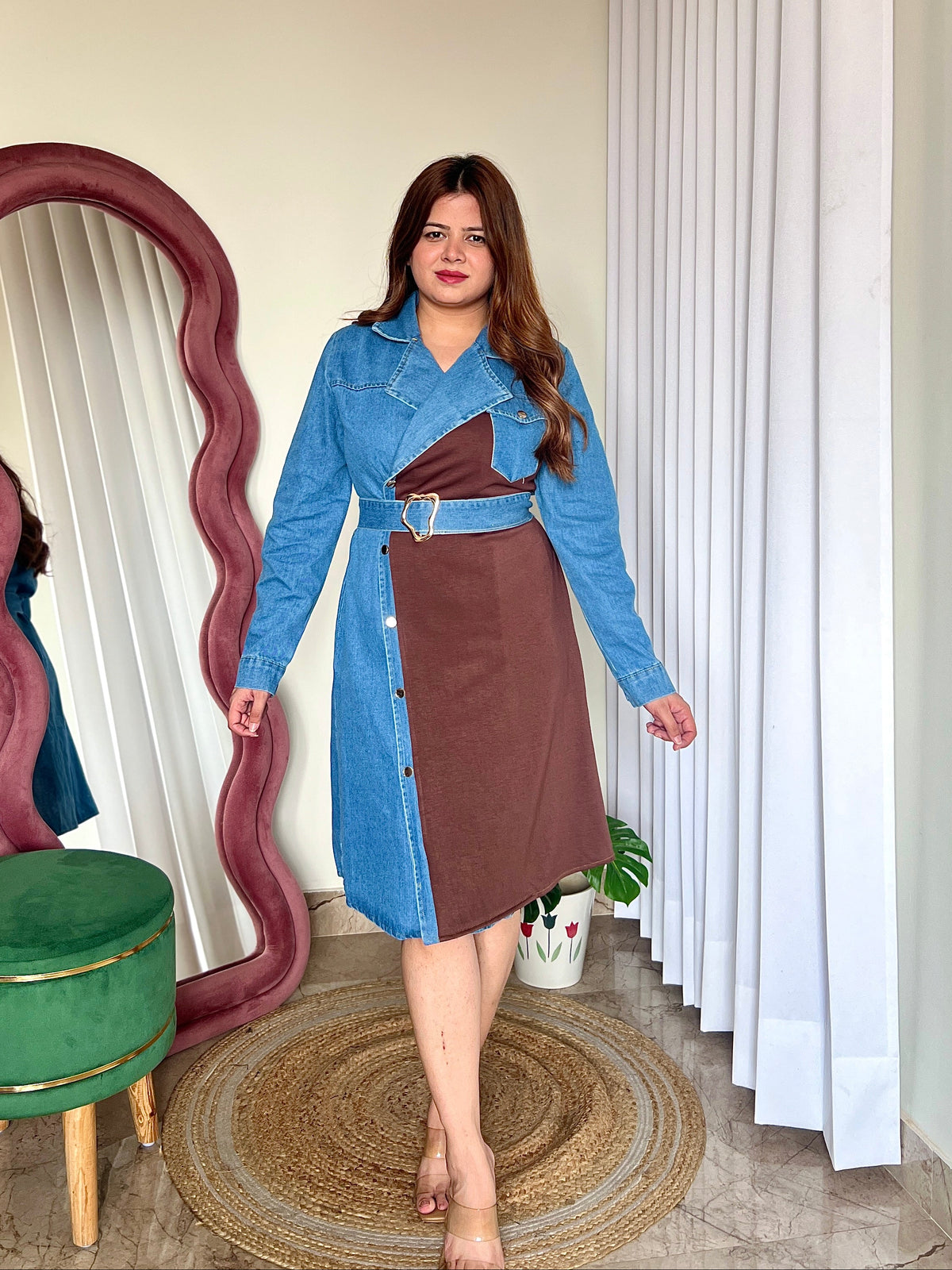 CARLOS DENIM DRESS