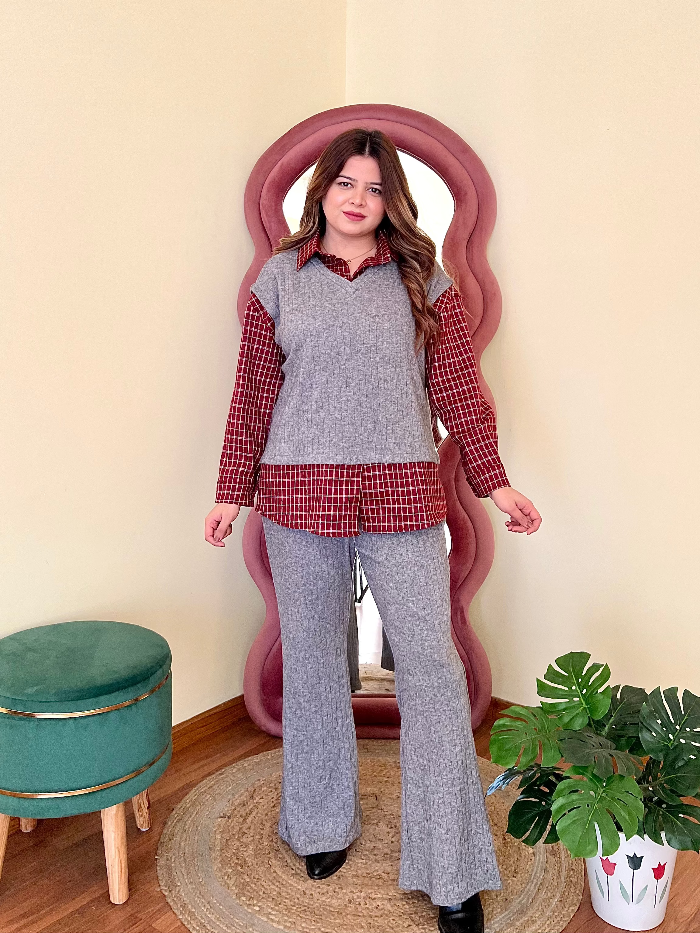 PENNY CHEQUERED COORD