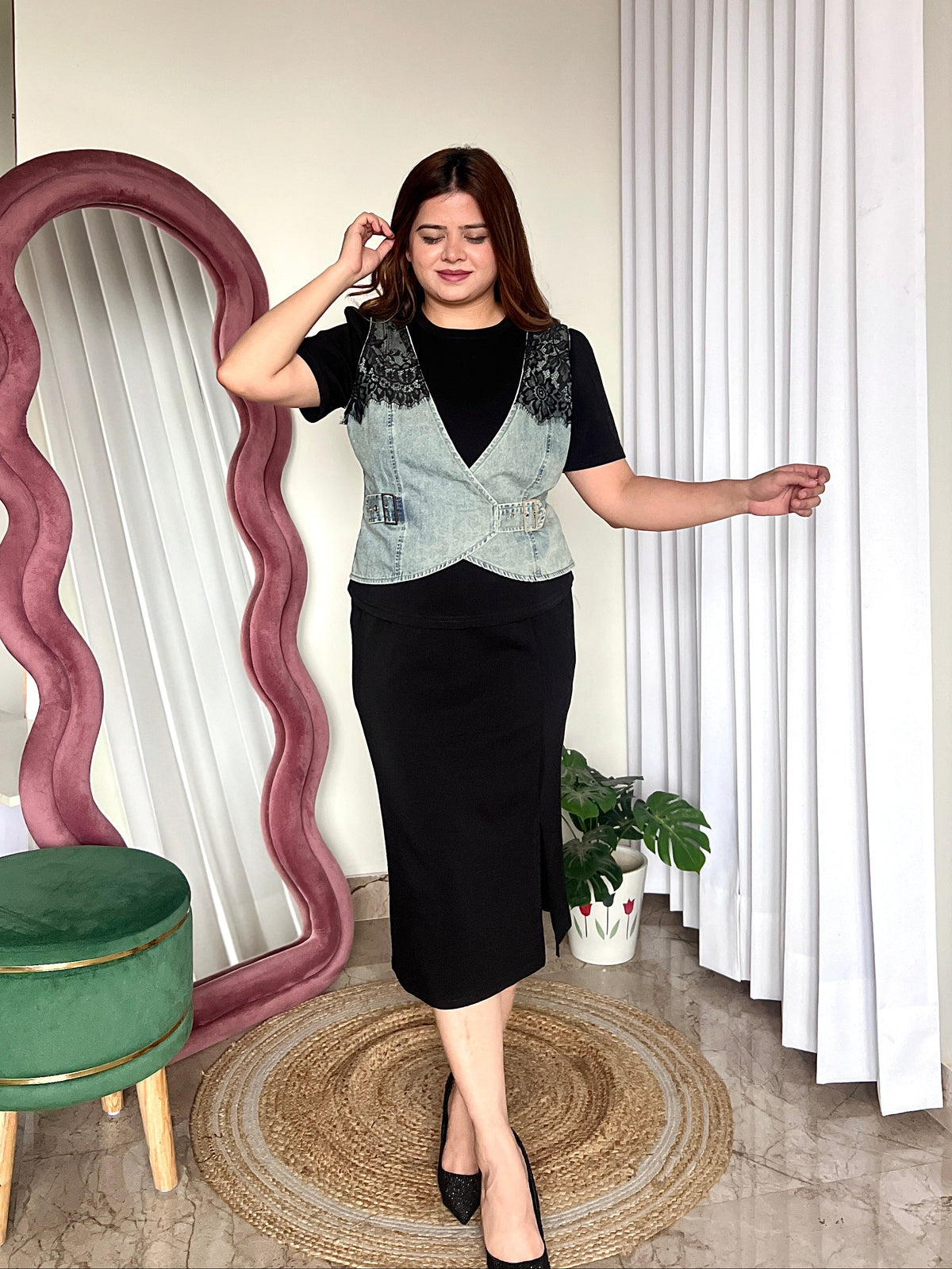 CERCIE DENIM COORD