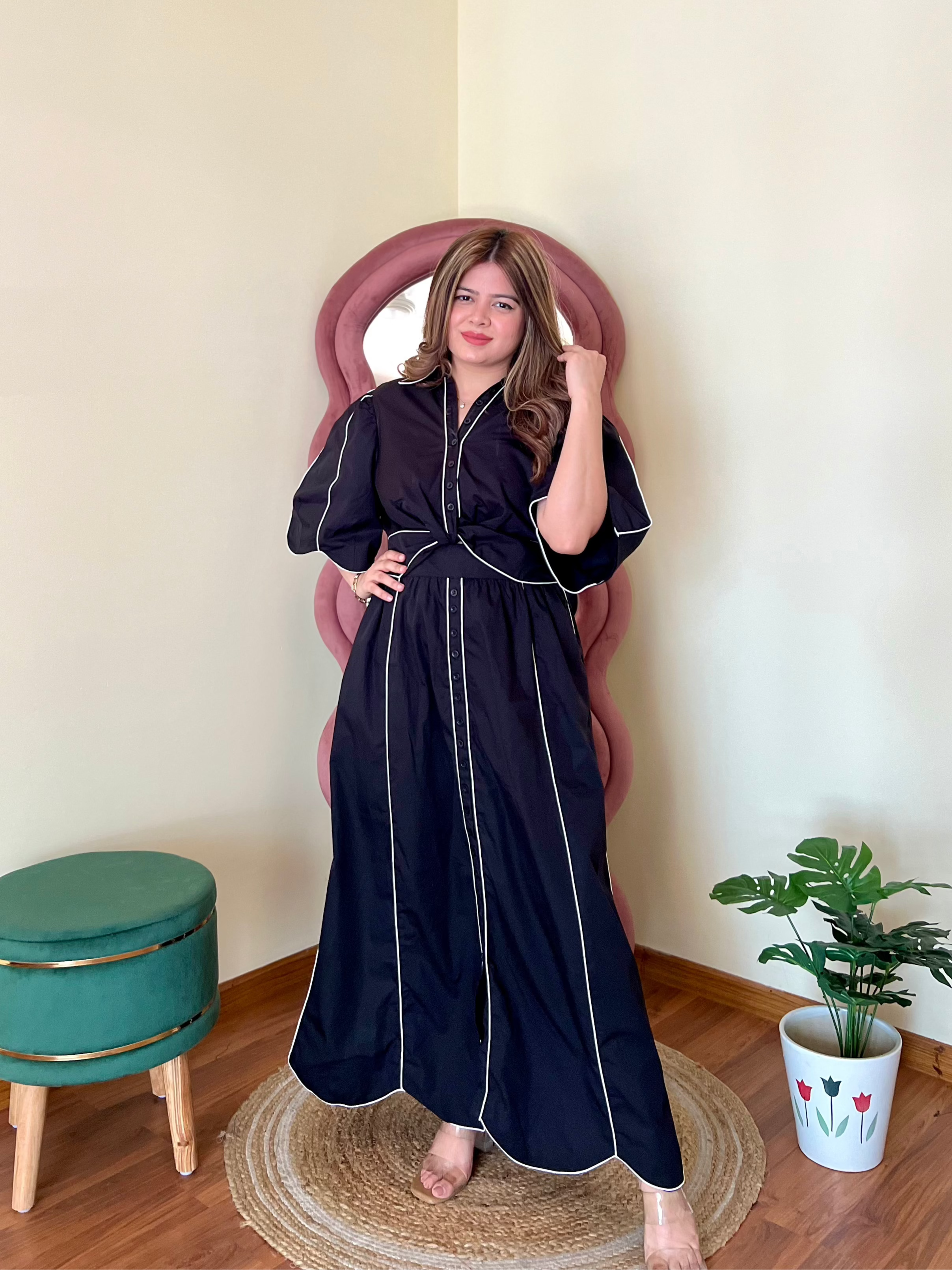 AMELIA BLACK DRESS