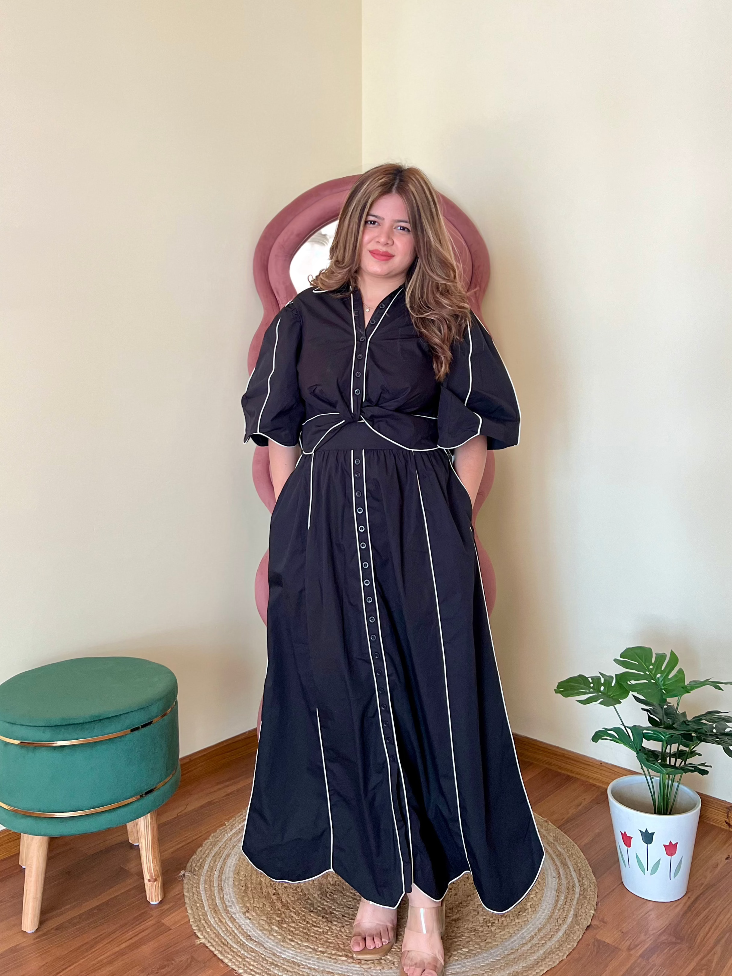 AMELIA BLACK DRESS