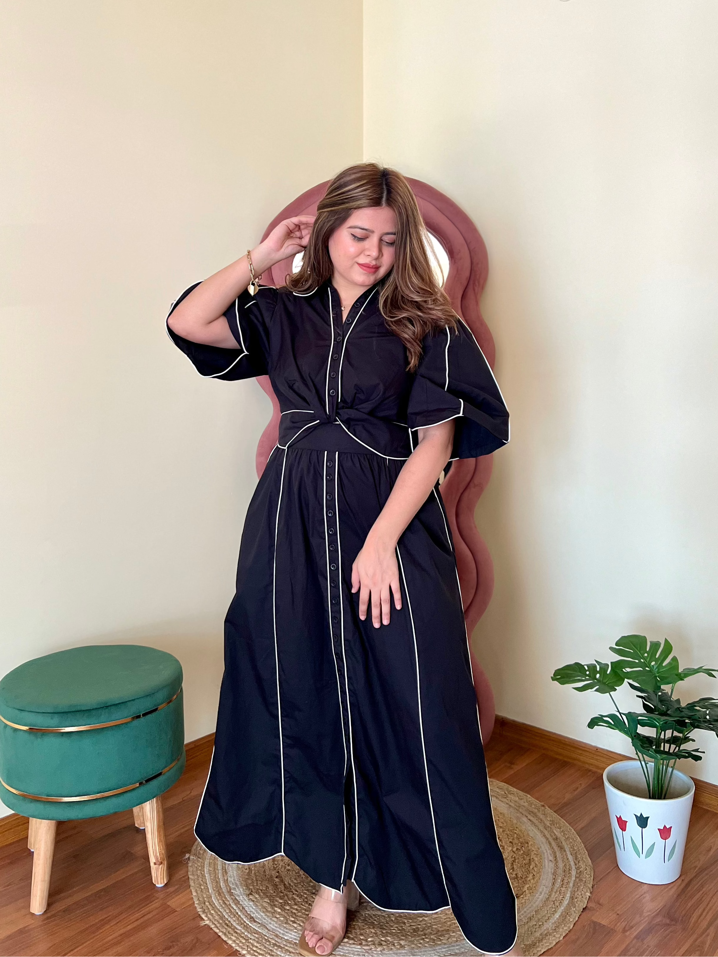 AMELIA BLACK DRESS