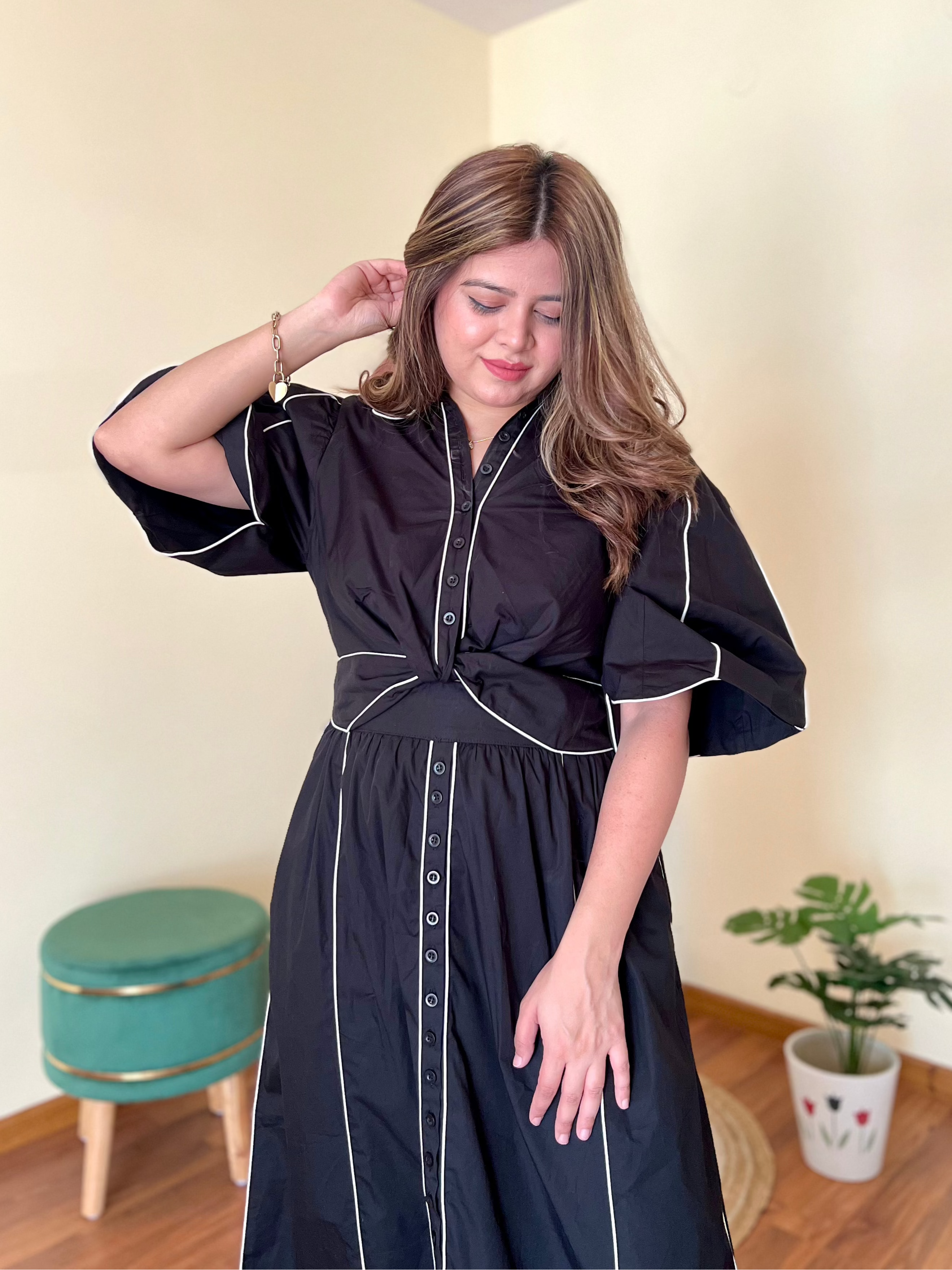 AMELIA BLACK DRESS