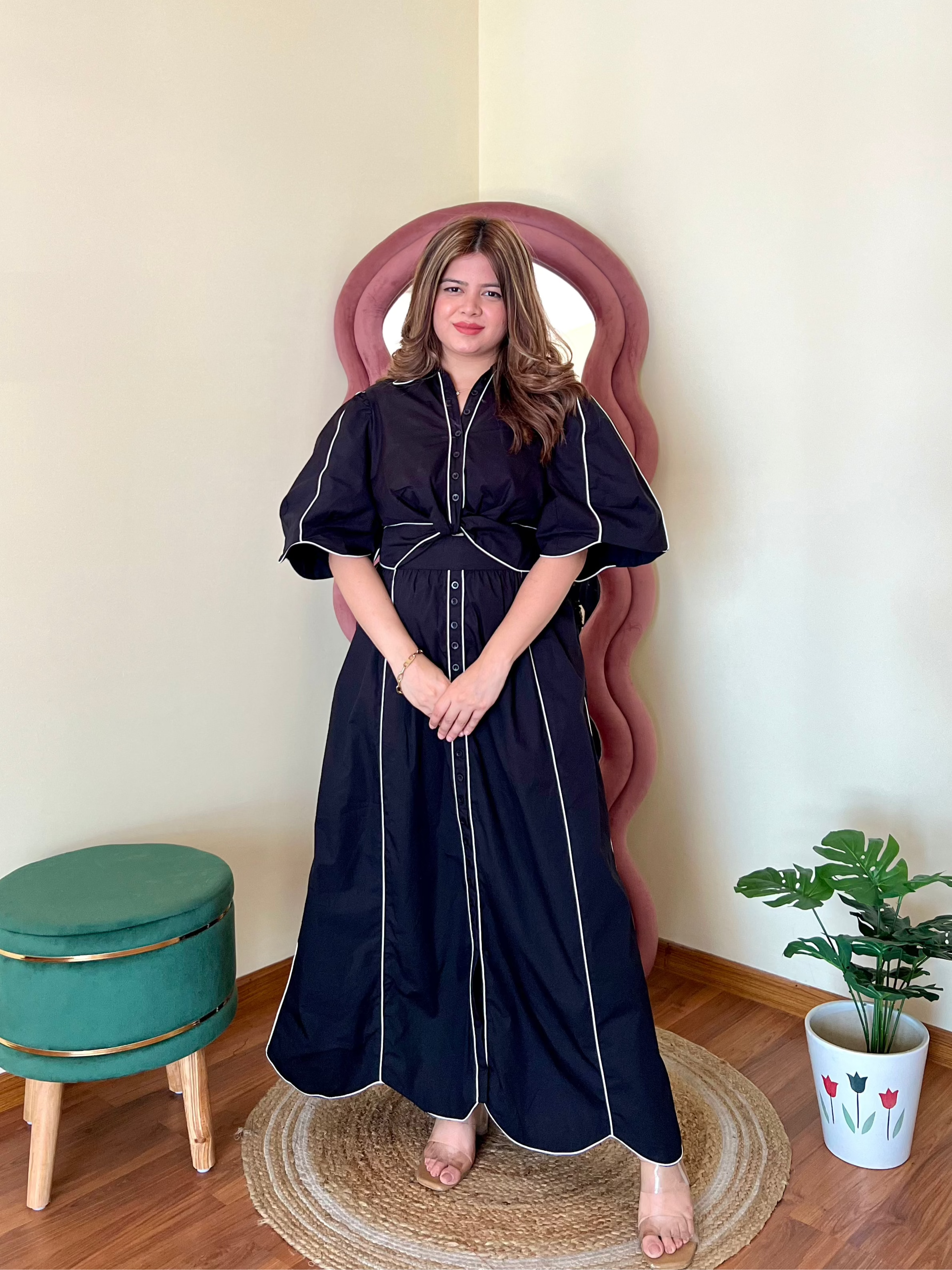AMELIA BLACK DRESS