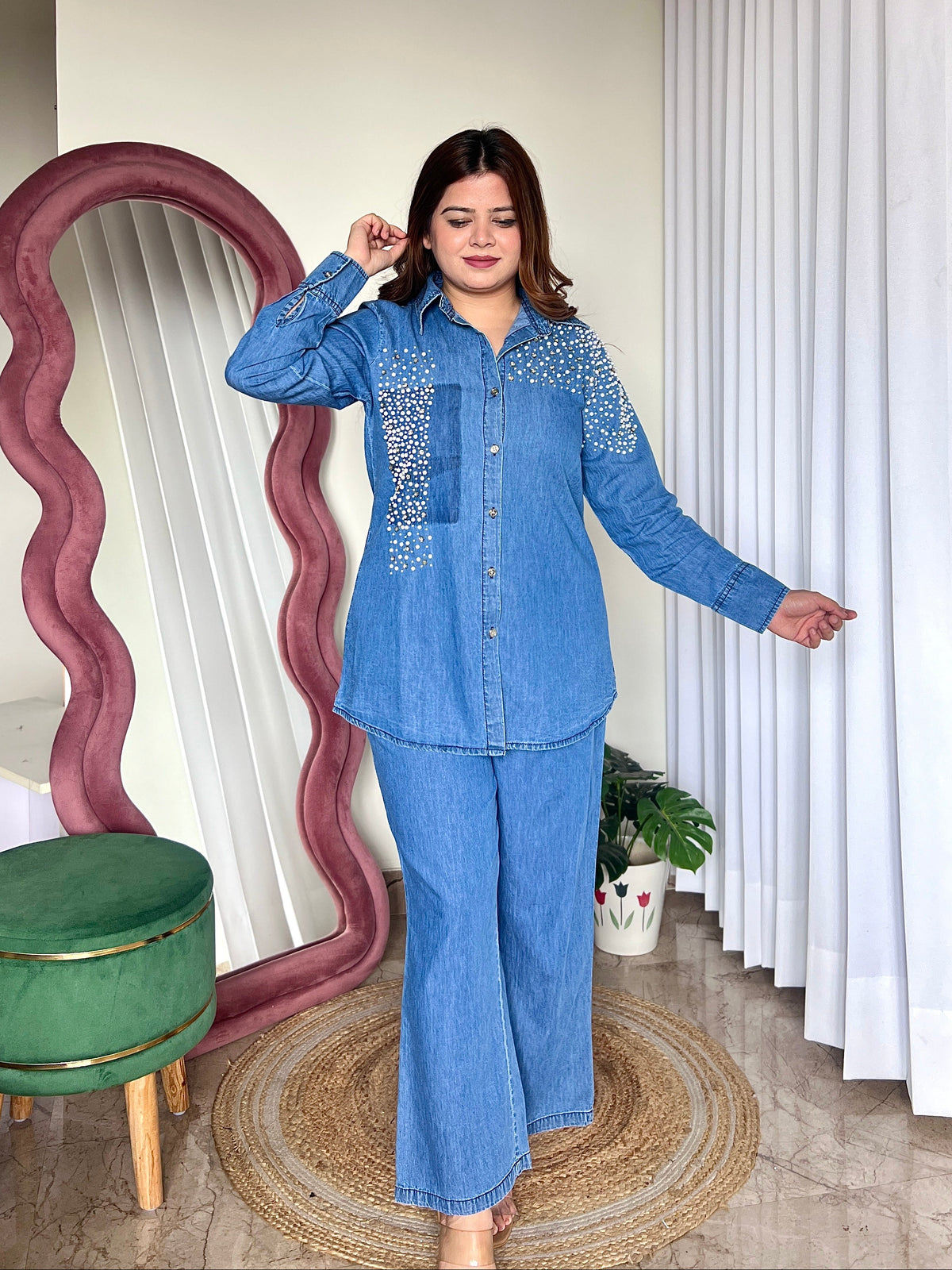 BASTIAN DENIM COORD