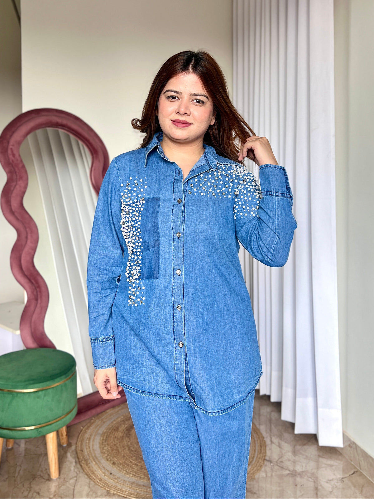 BASTIAN DENIM COORD