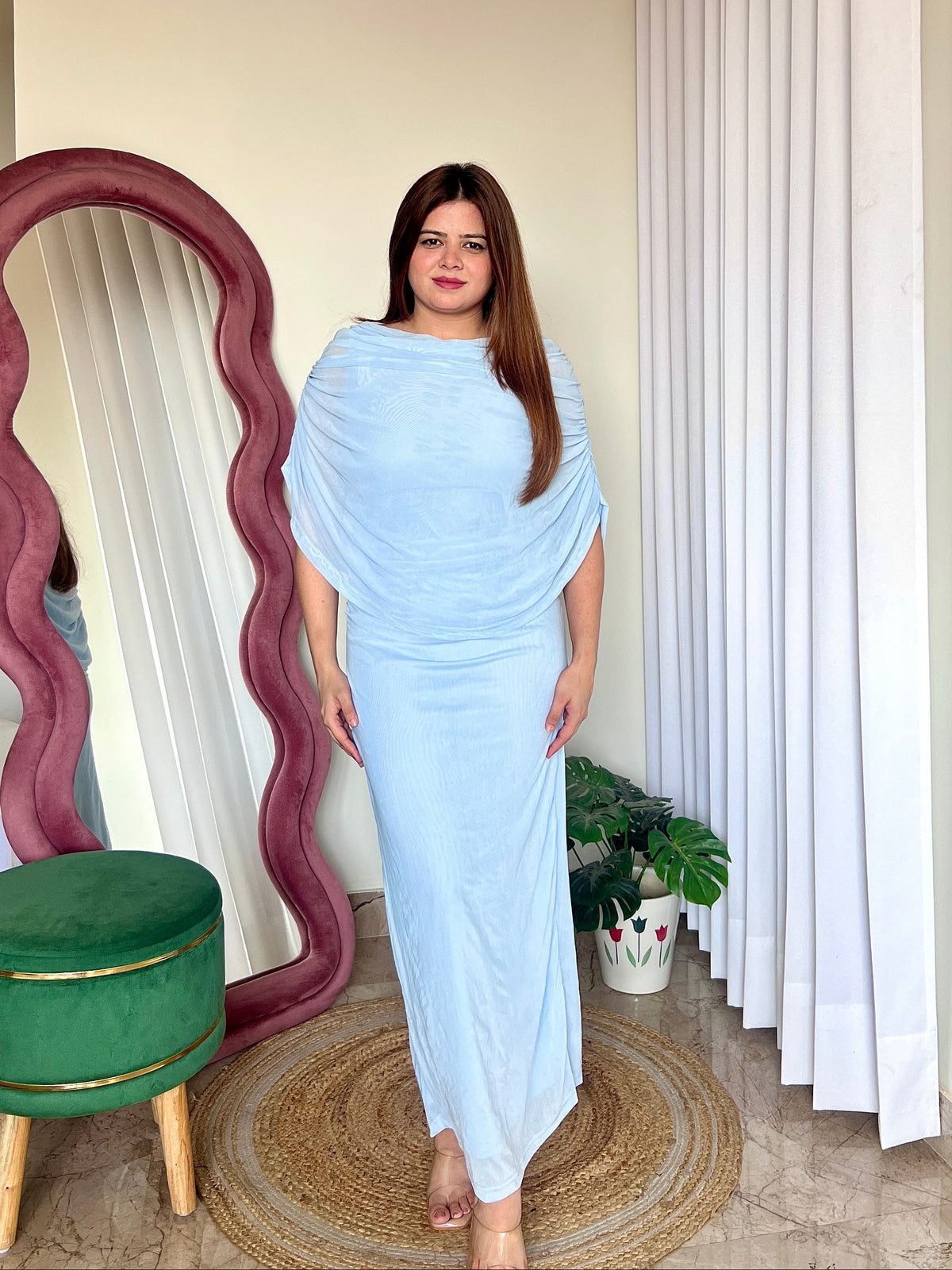 YANA DRAPPED DRESS