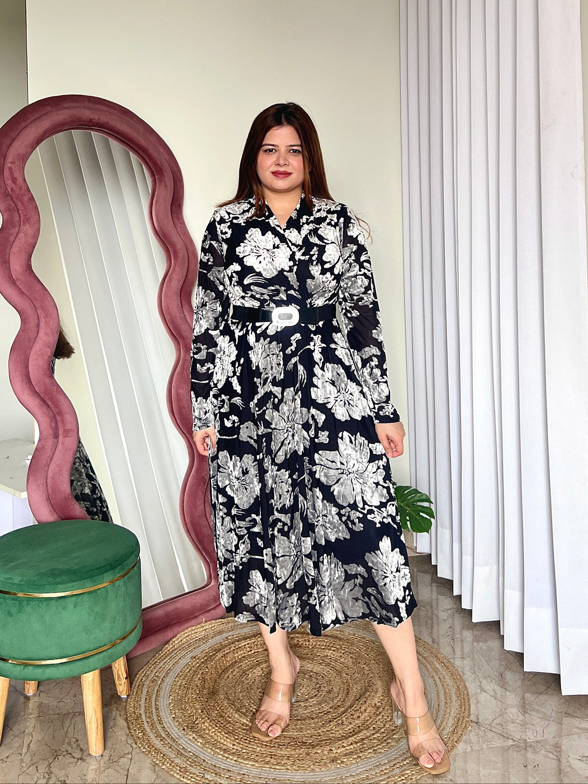 LIVIA BELTED DRESS