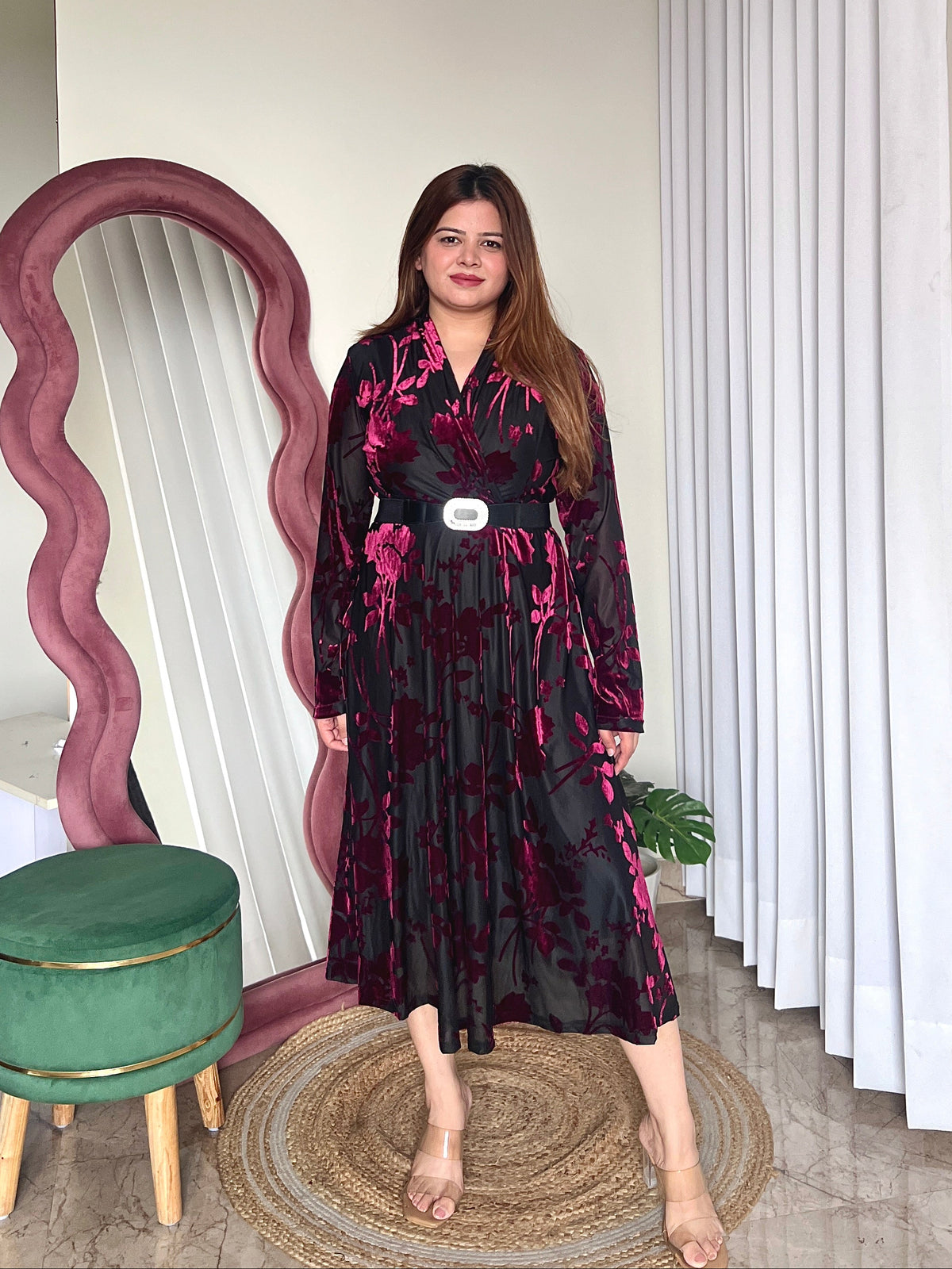 LIVIA BELTED DRESS