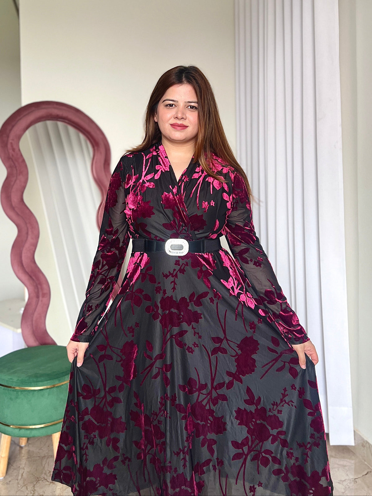 LIVIA BELTED DRESS