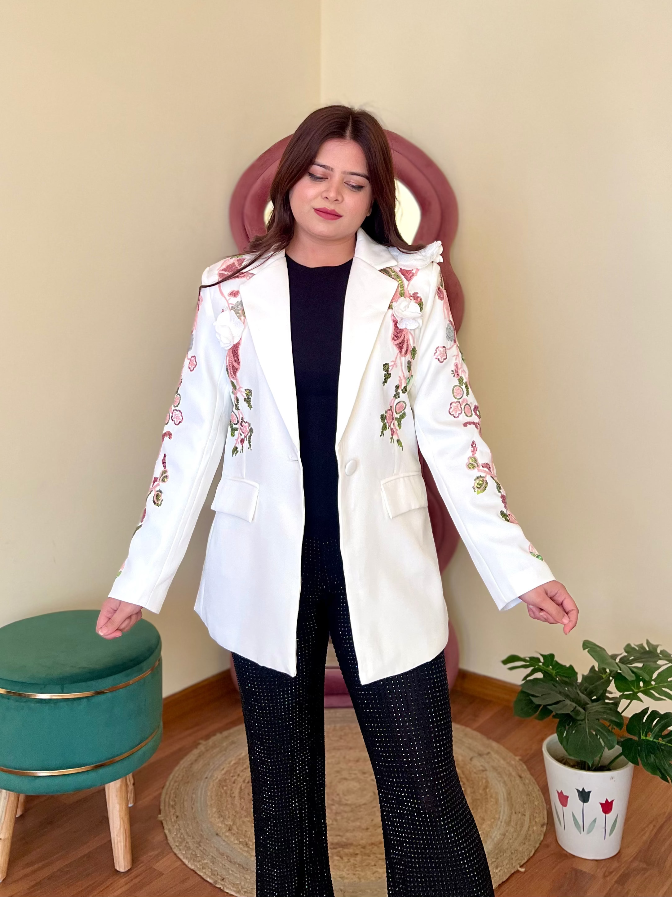 ORRY EMBROIDERED BLAZER