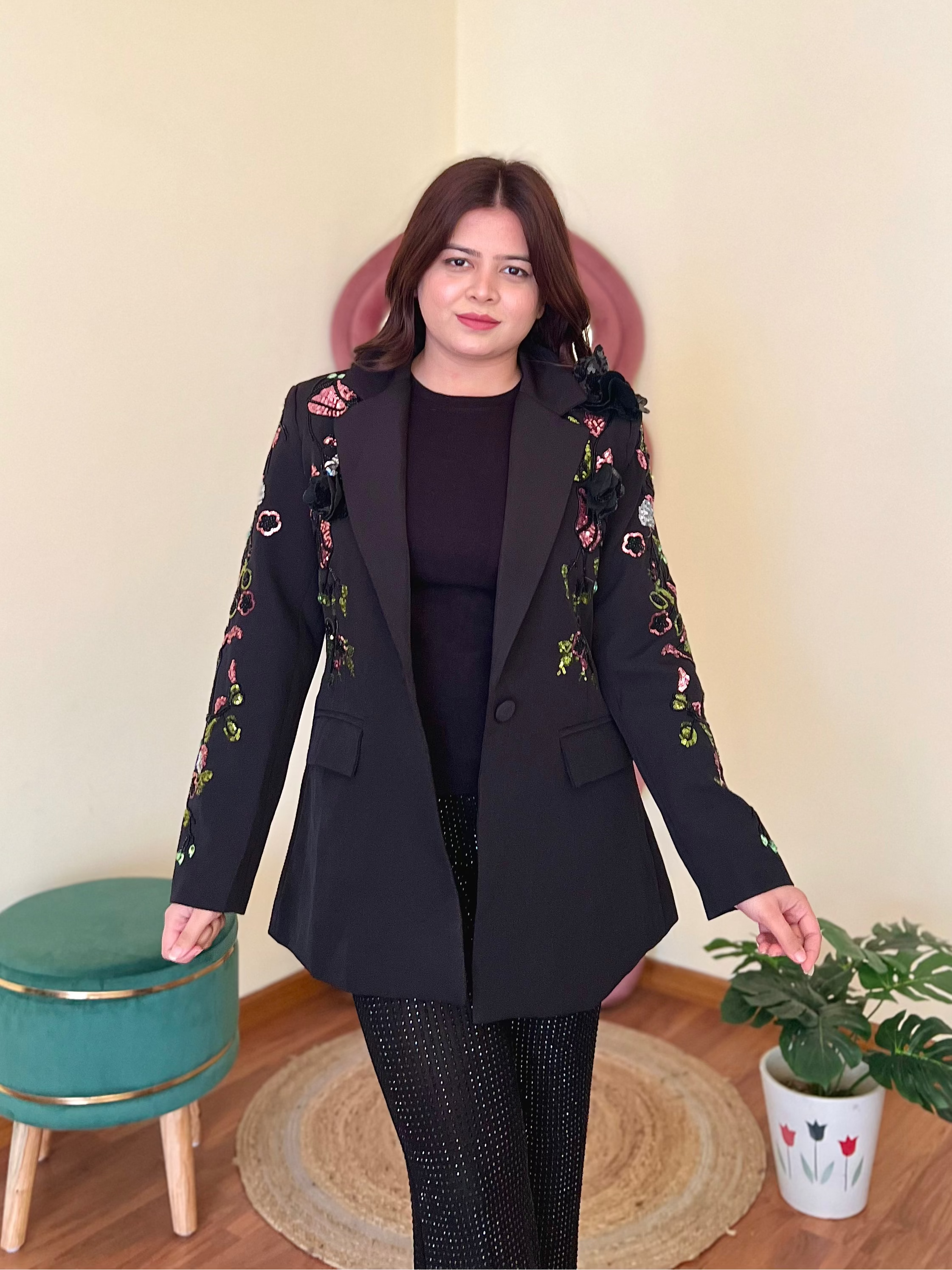 ORRY EMBROIDERED BLAZER