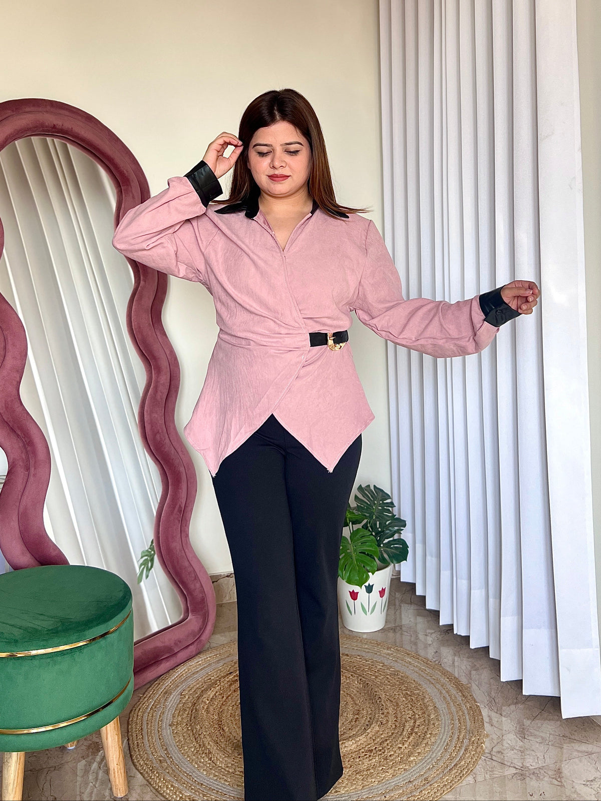 SAVOY BELTED SHIRT