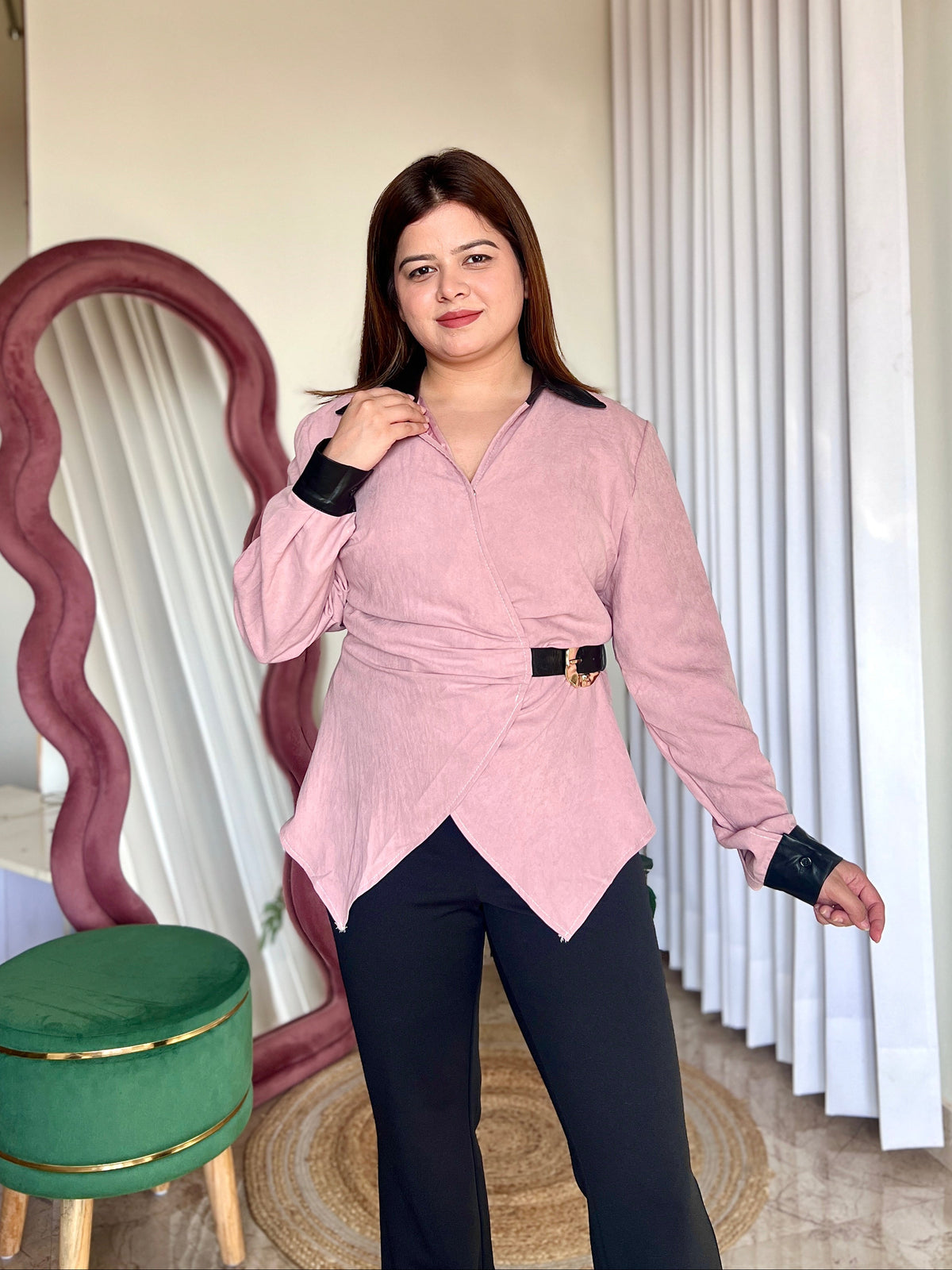 SAVOY BELTED SHIRT