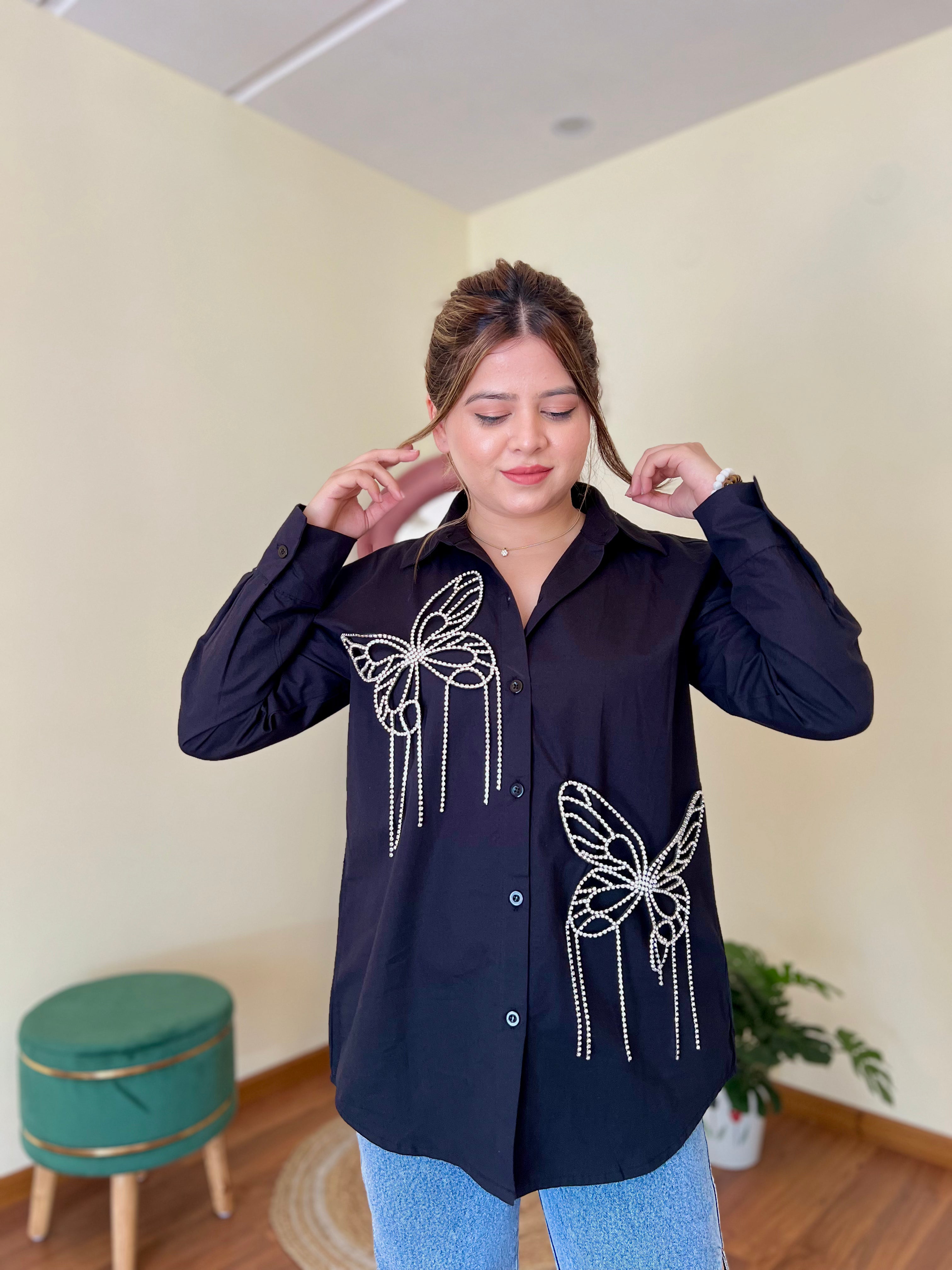 CATHERINE BUTTERFLY SHIRT
