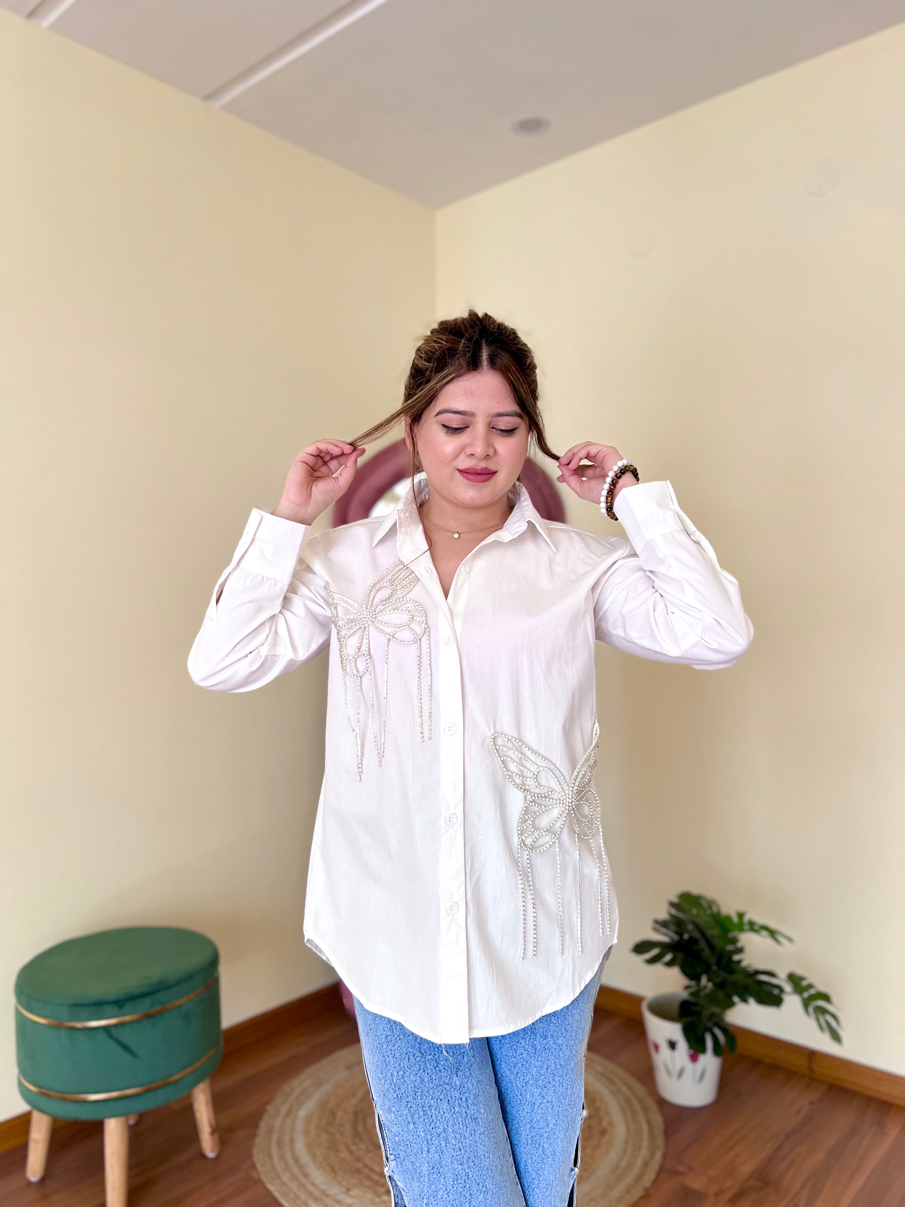 CATHERINE BUTTERFLY SHIRT