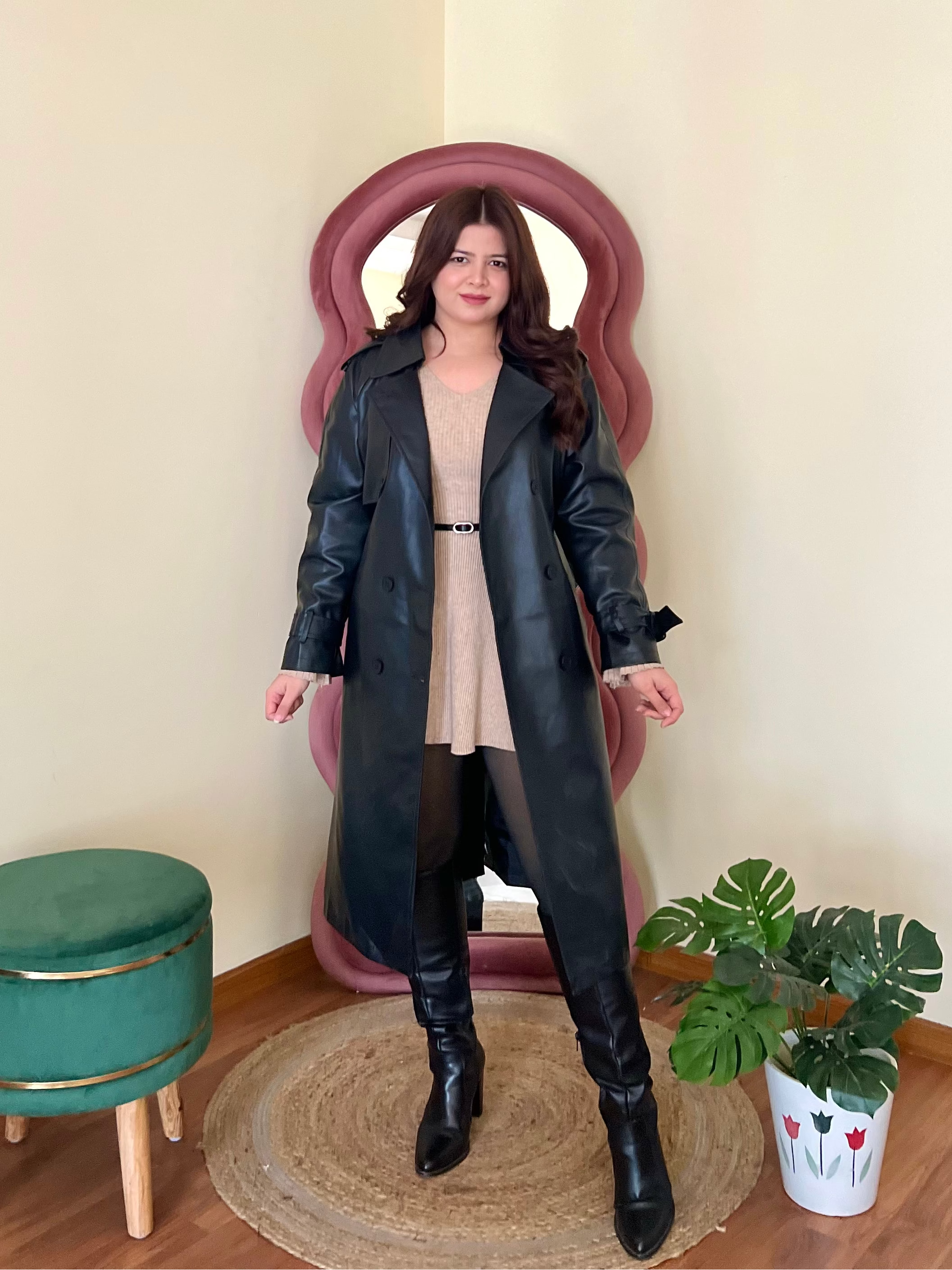 JERRY LEATHER COAT