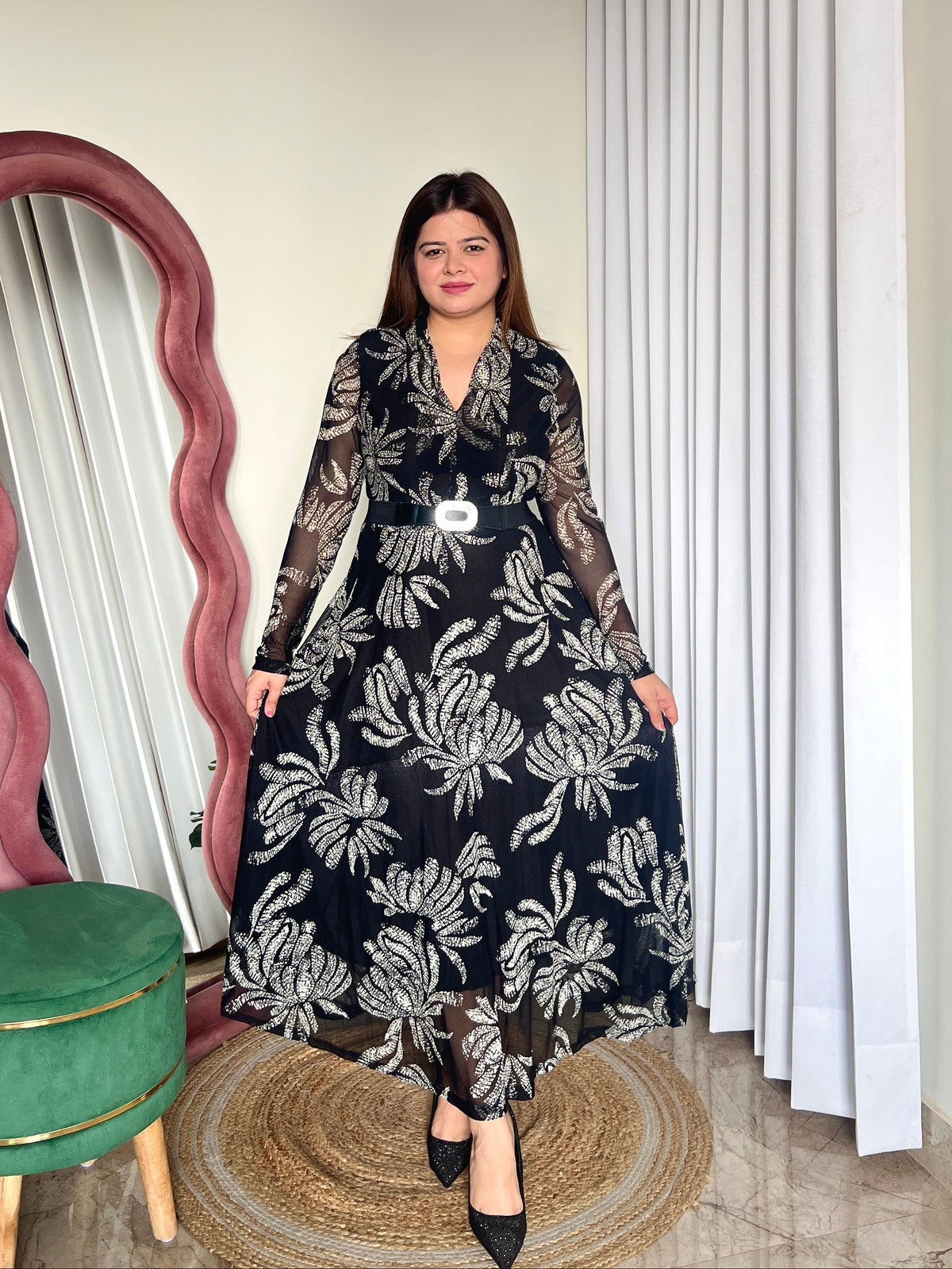 RUSELL BELTED DRESS